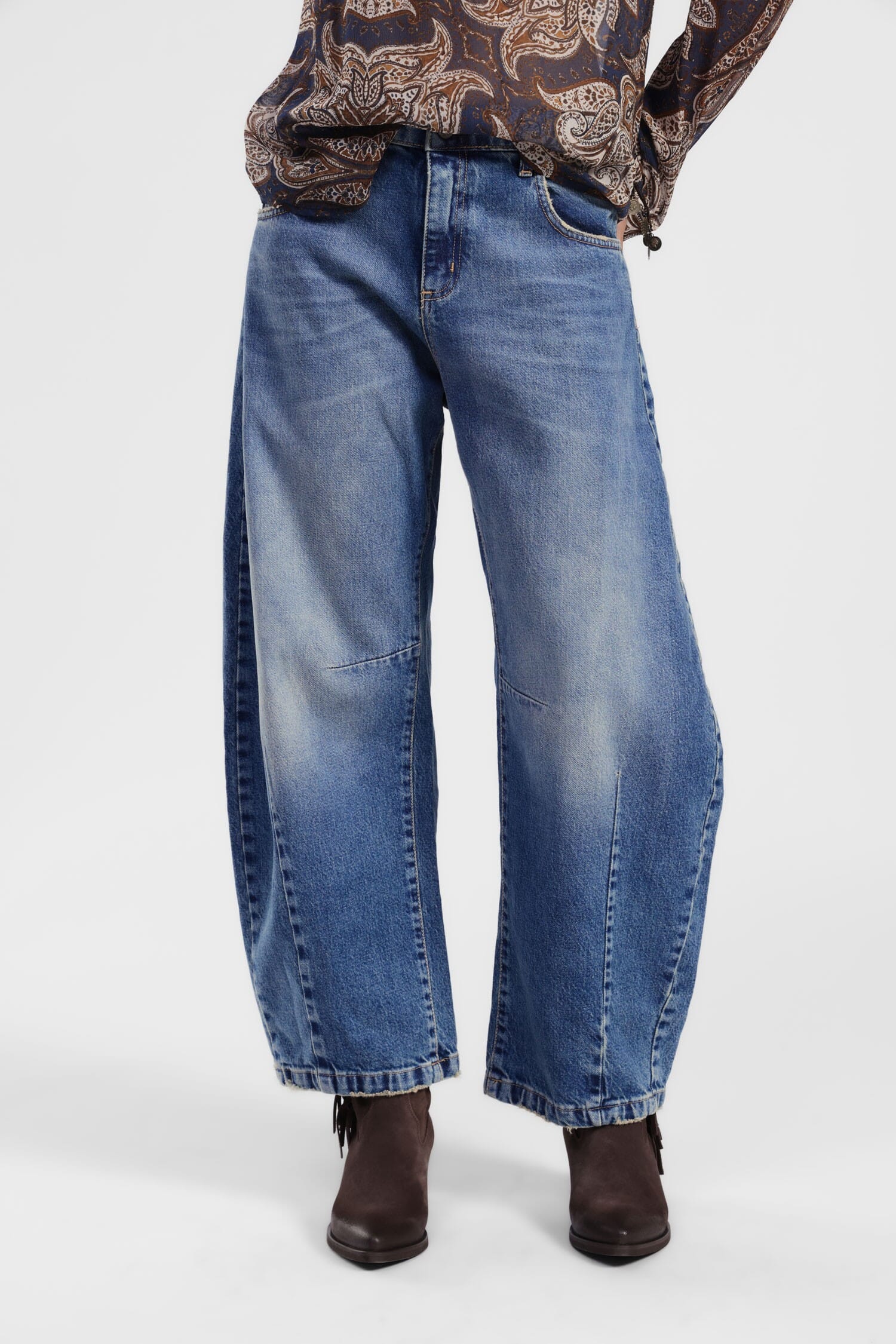 Comfortable Wide And Soft Dixie Jeans