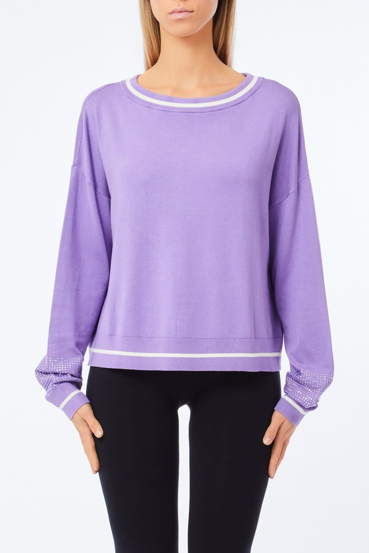 Maglia Con Strass Liu Jo