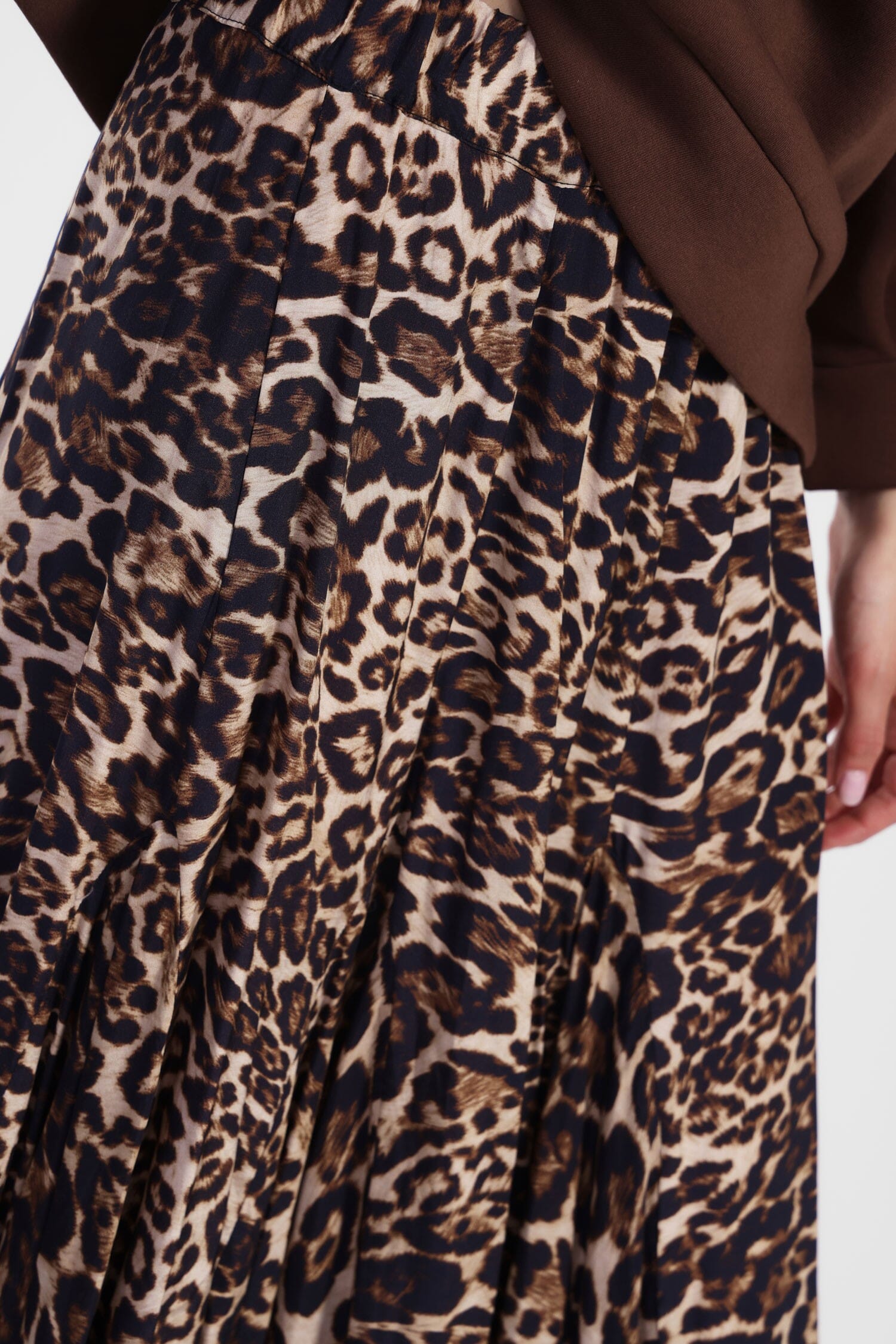 Gonna Mid-Lunghezza Stampa Animalier Dixie