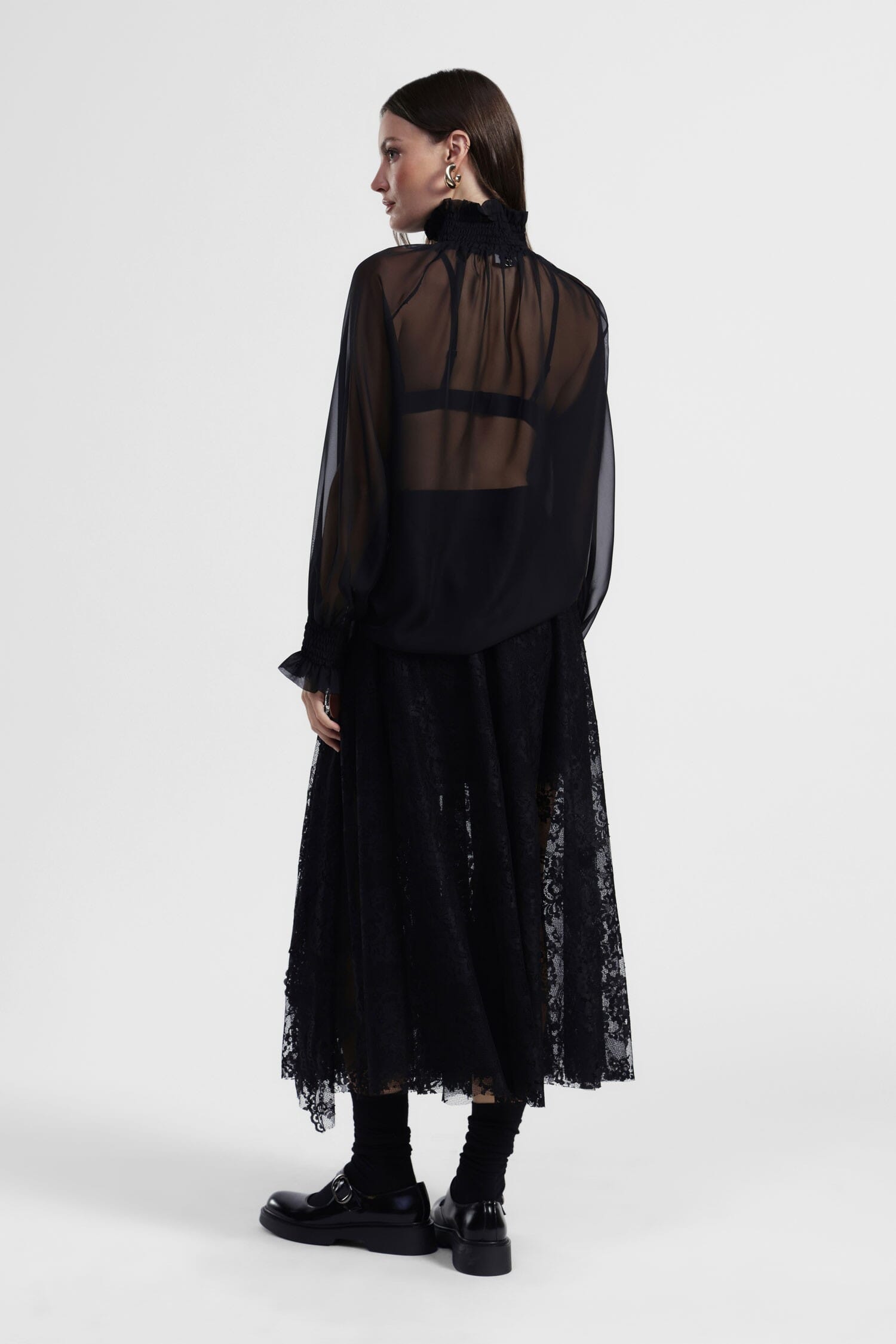 Gonna Lunga Con Pizzo E Vita Alta Dixie