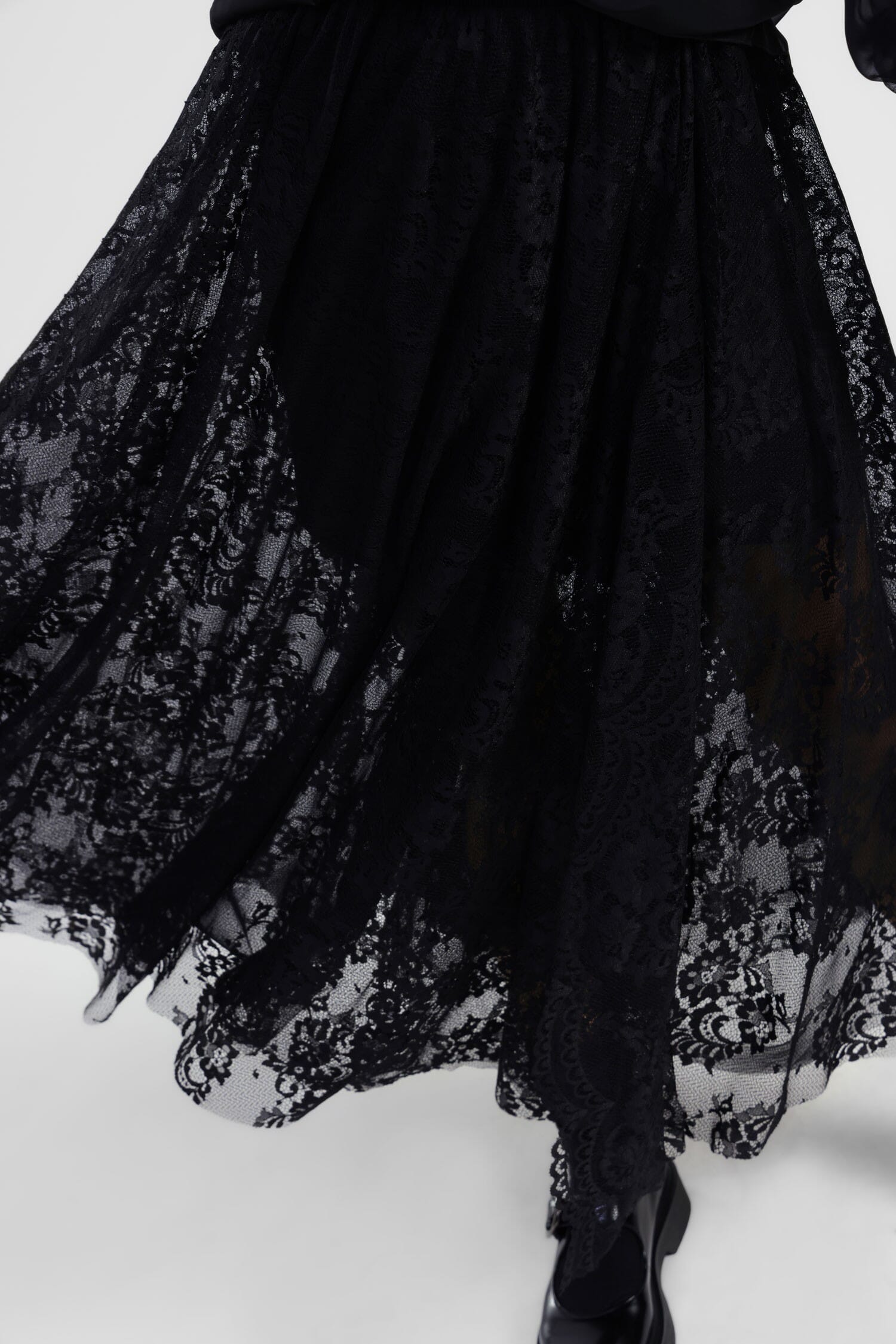 Gonna Lunga Con Pizzo E Vita Alta Dixie