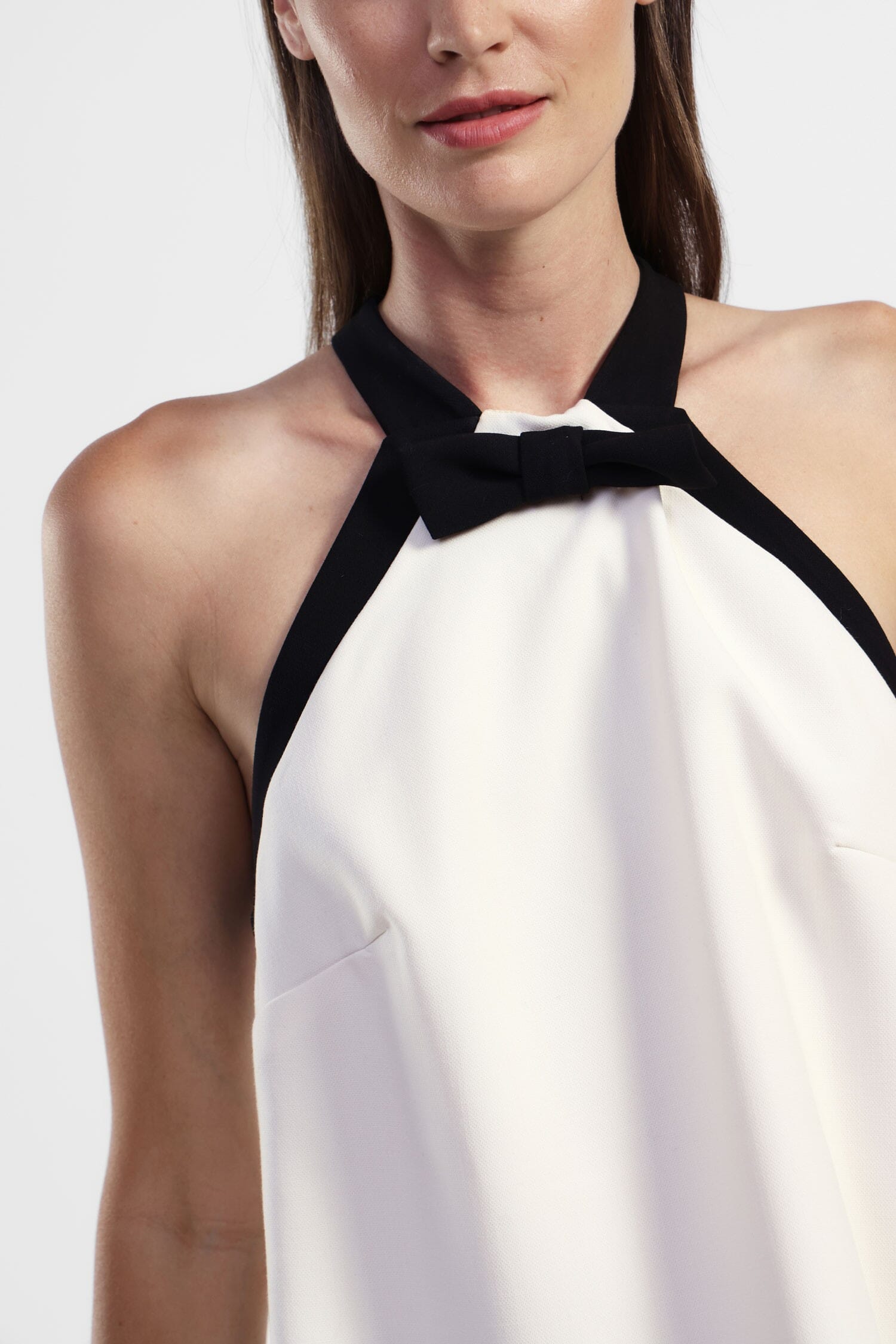 Top Halter Elegante Con Fiocco Dixie