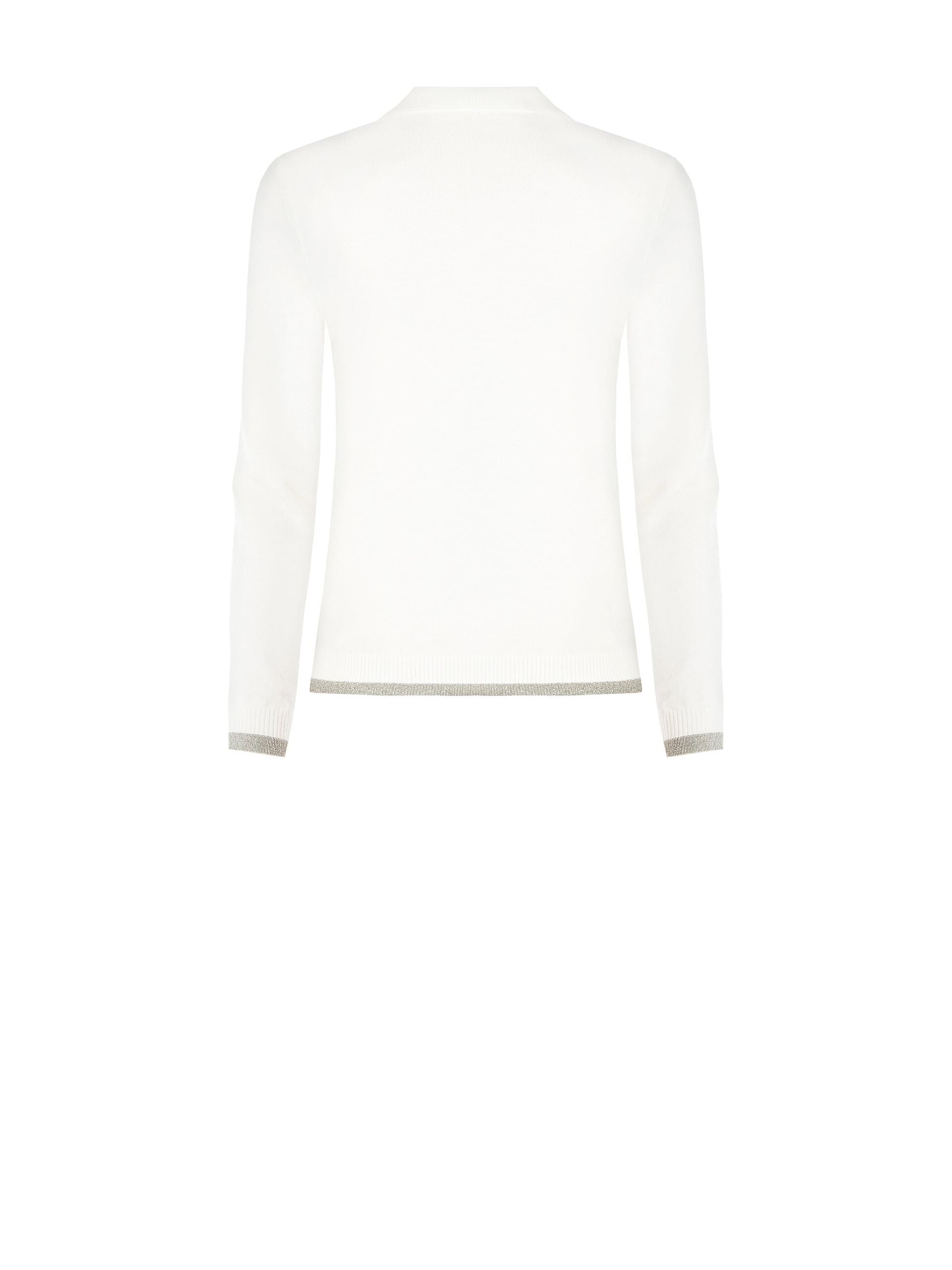 Maglione Aderente Con Colletto E Cut-Out A Goccia Rinascimento