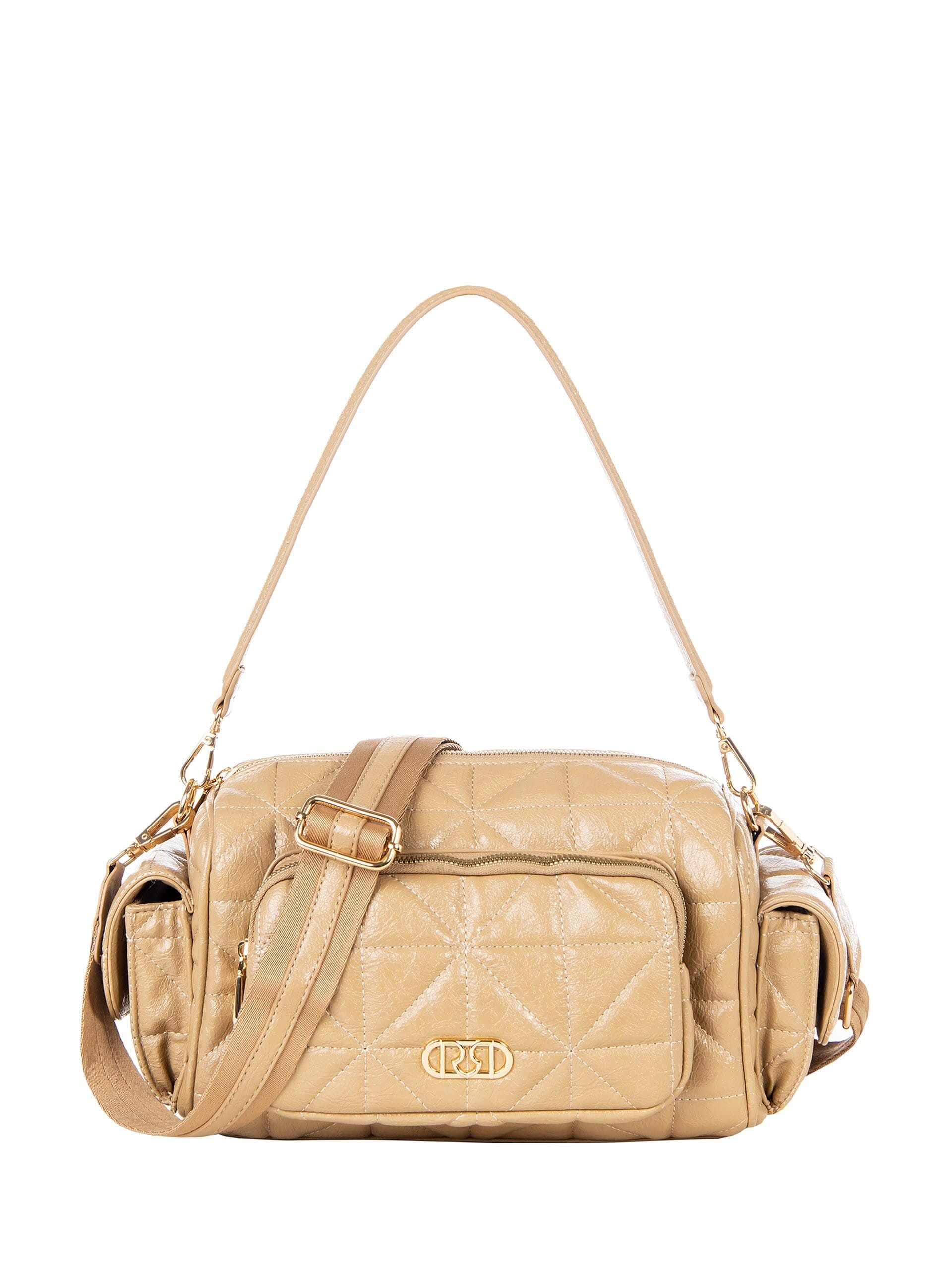 Sacoche en simili-cuir matelassé avec 2 lanières interchangeables Rinascimento