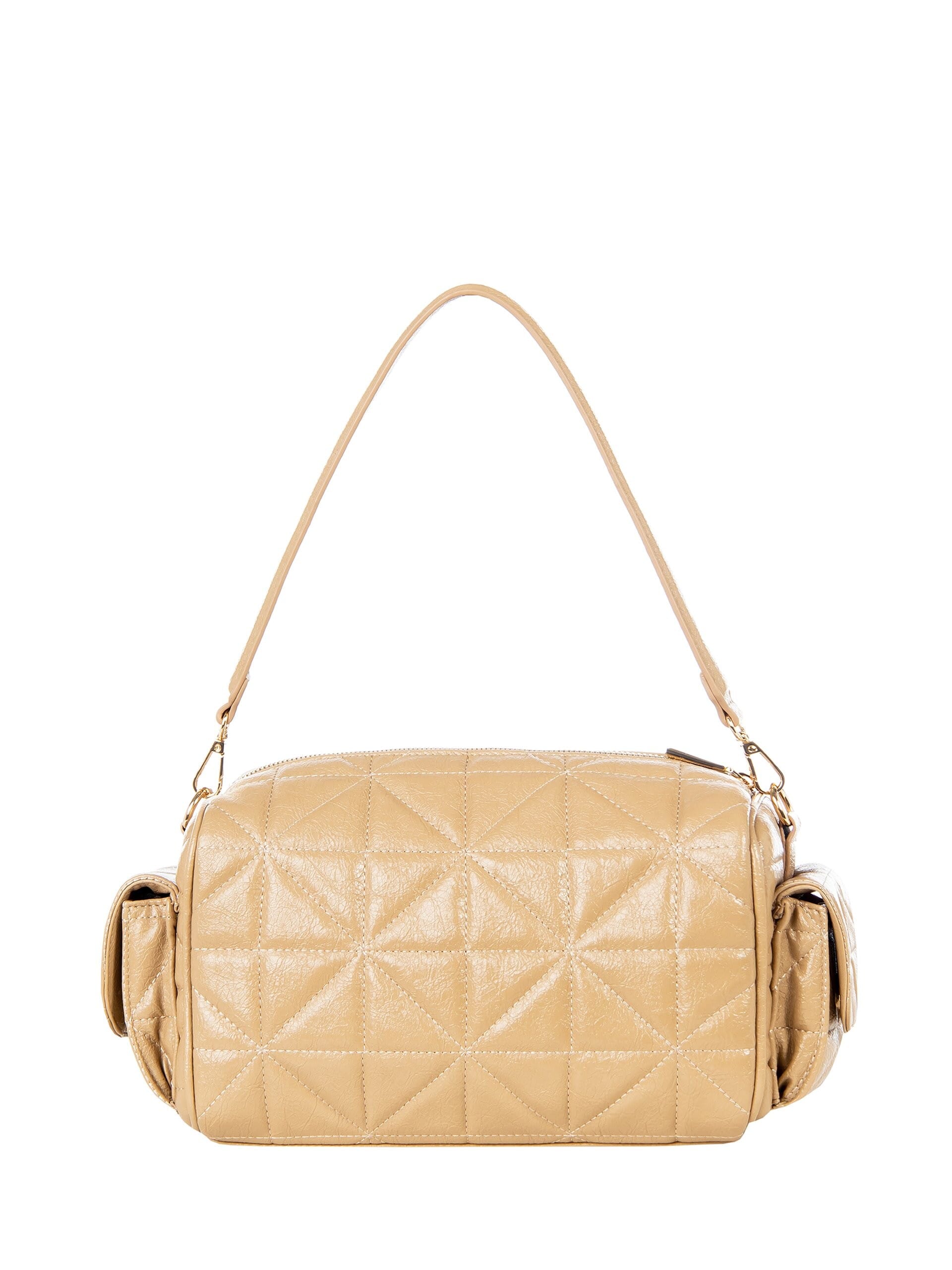 Sacoche en simili-cuir matelassé avec 2 lanières interchangeables Rinascimento