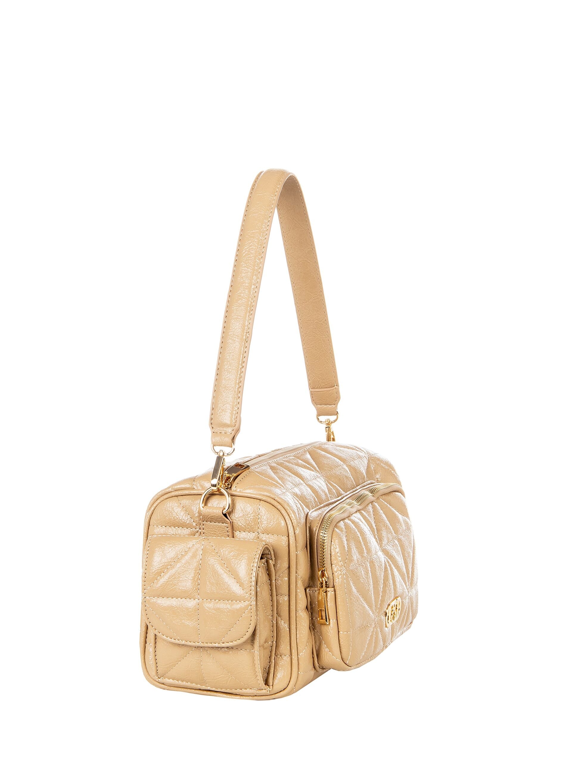 Sacoche en simili-cuir matelassé avec 2 lanières interchangeables Rinascimento