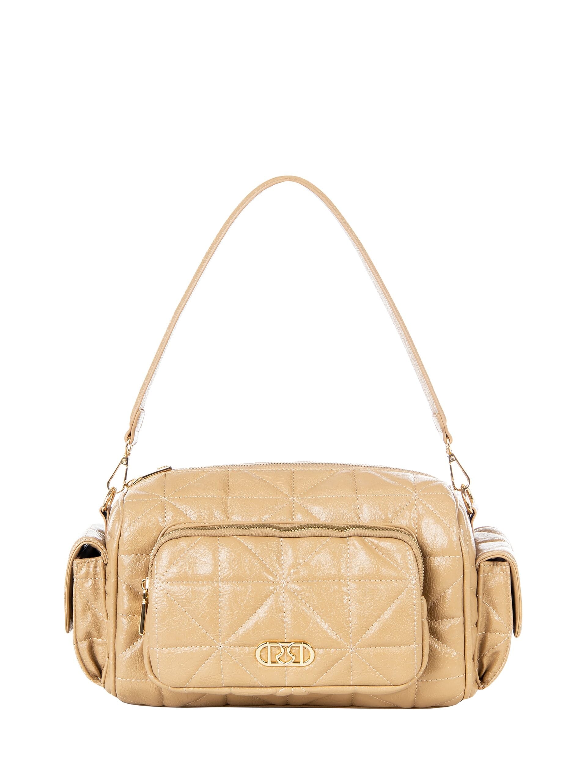 Sacoche en simili-cuir matelassé avec 2 lanières interchangeables Rinascimento