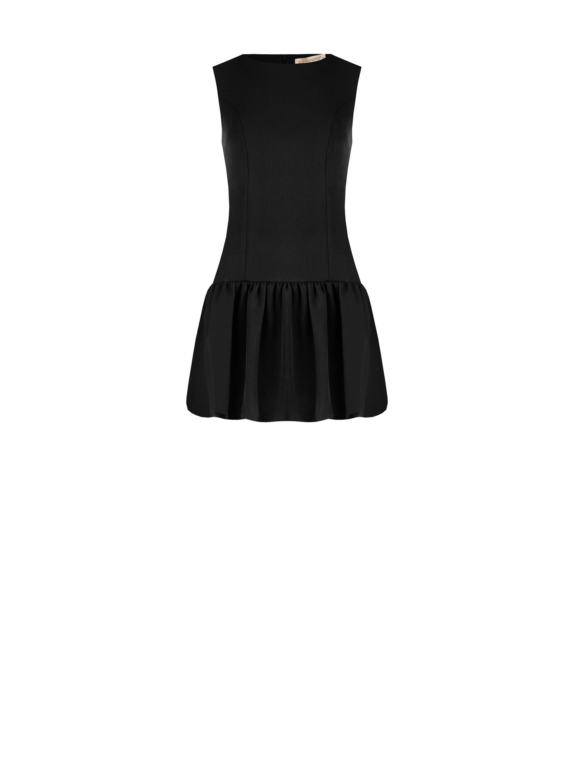 Abito Corto In Punto Milano Con Balza A Palloncino Rinascimento