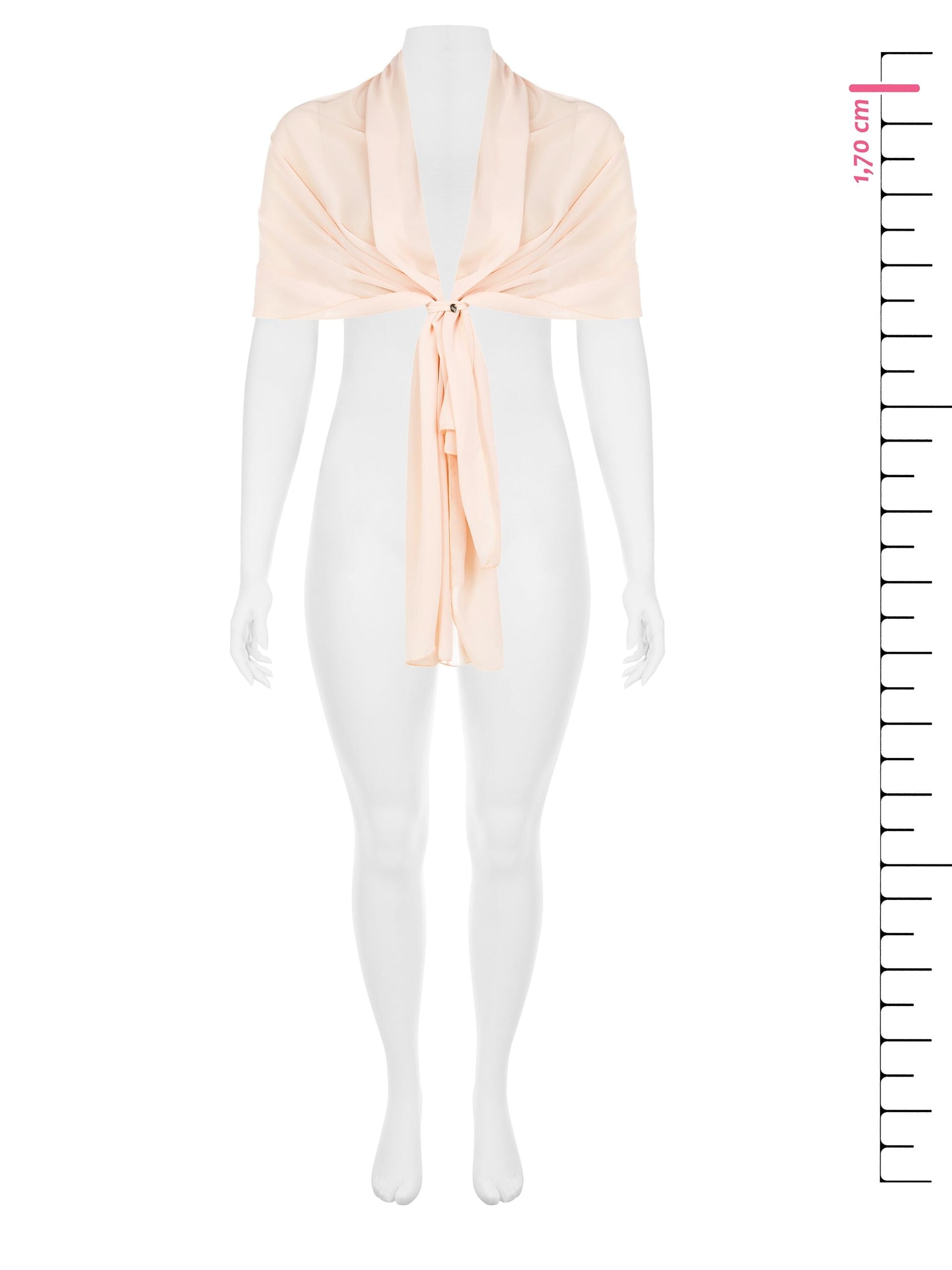 Coprispalle Stola In Georgette Rinascimento Curvy