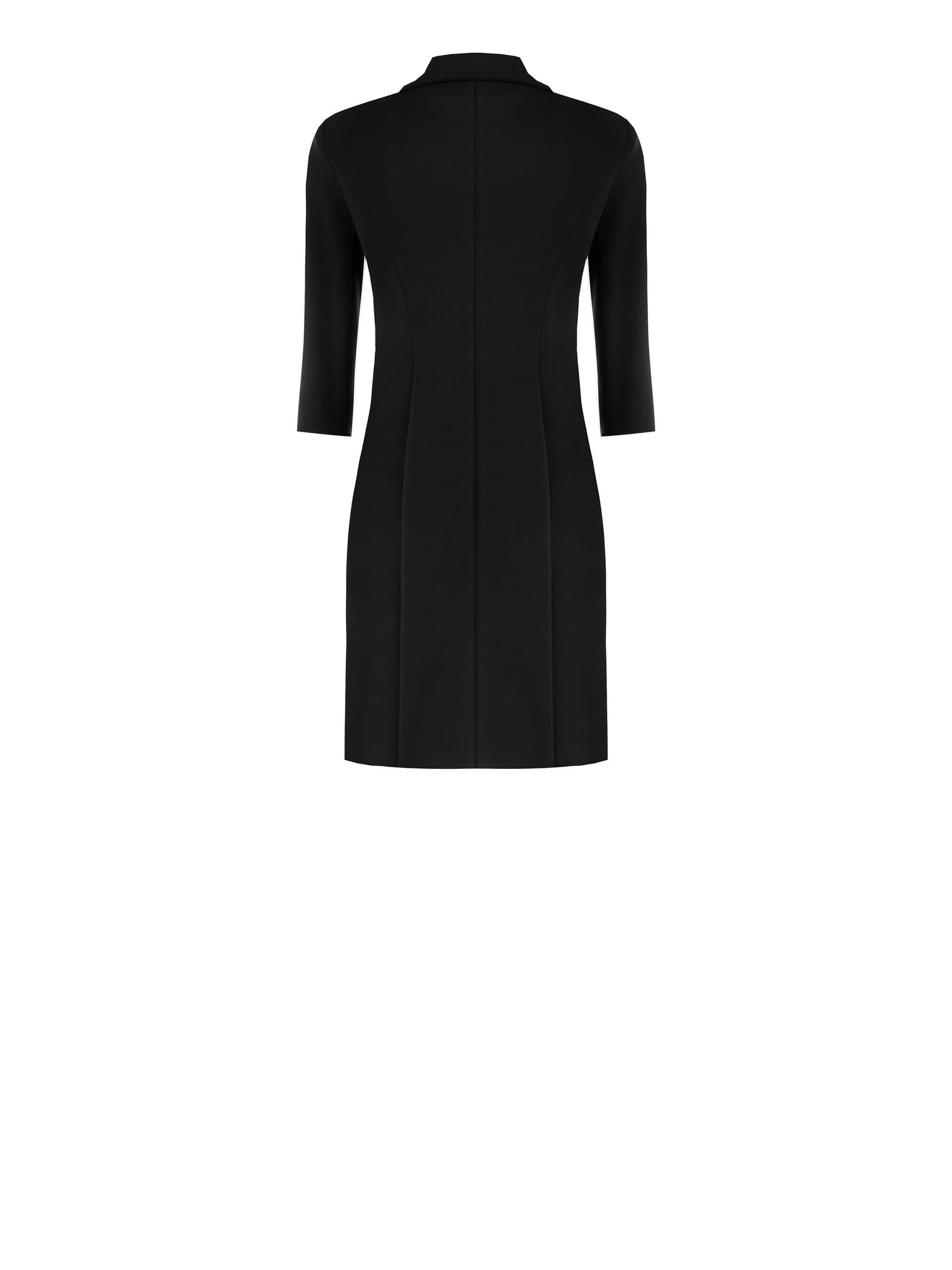 Abito A Tubino In Scuba Crepe Con Bottoni Coordinati E Maniche A 3/4 Rinascimento