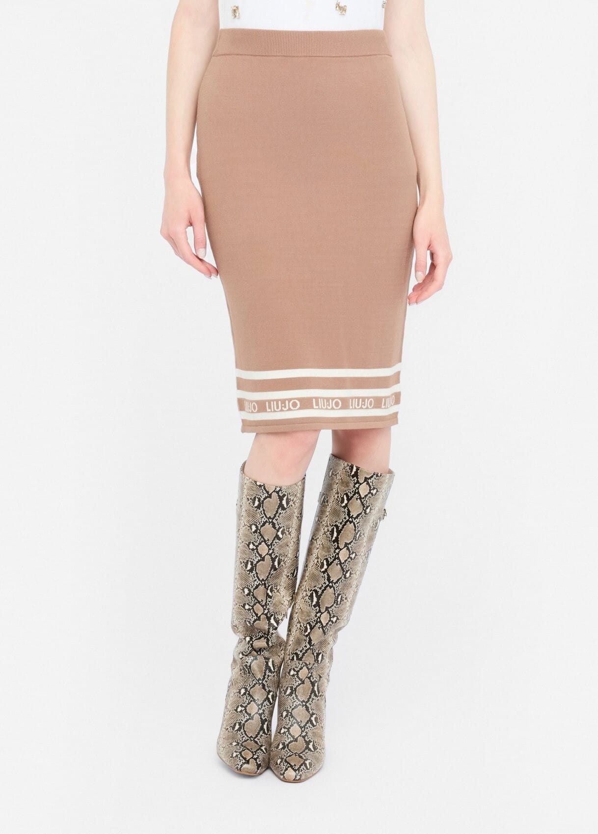 Gonna Longuette In Maglia Liu Jo