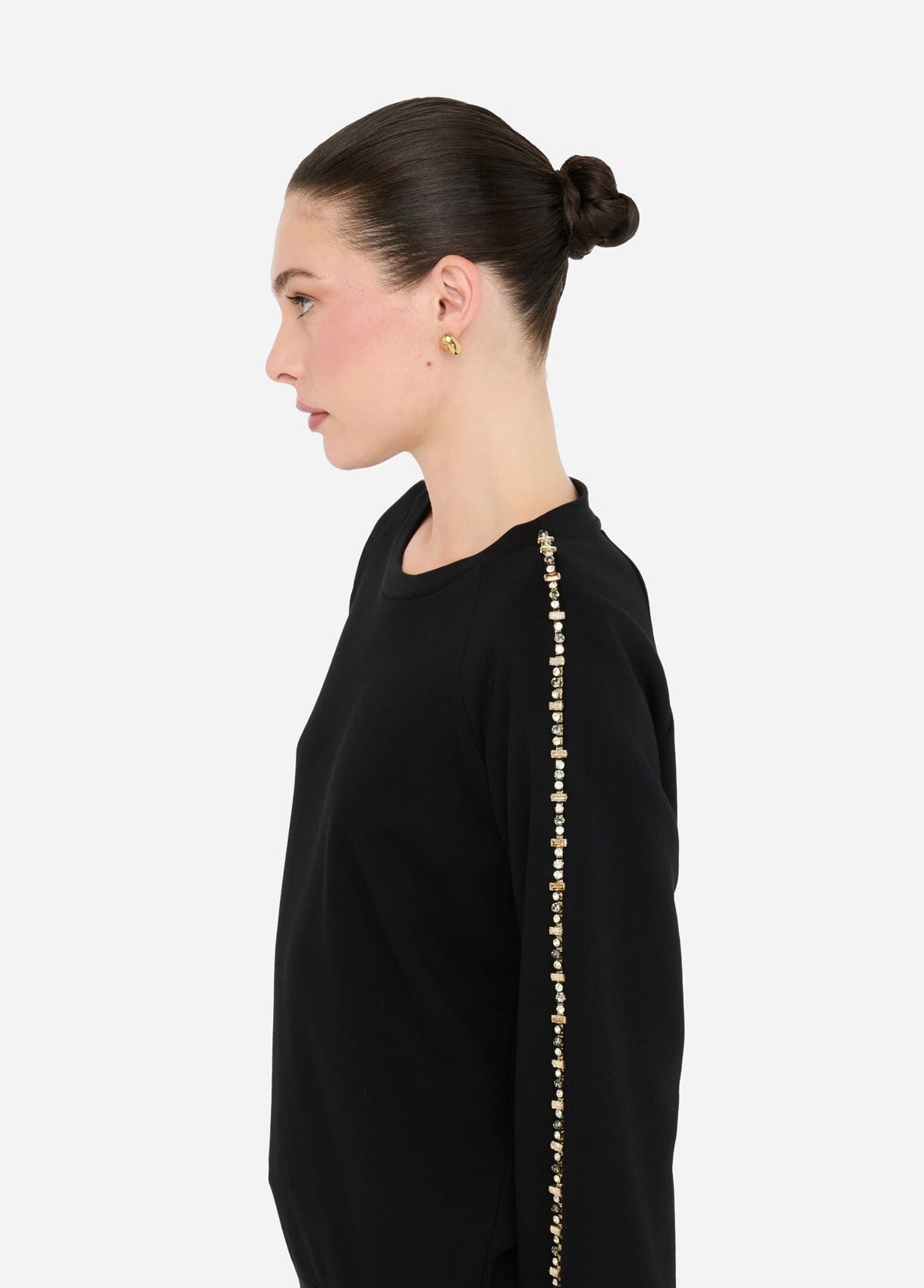 Felpa Con Strass Liu Jo