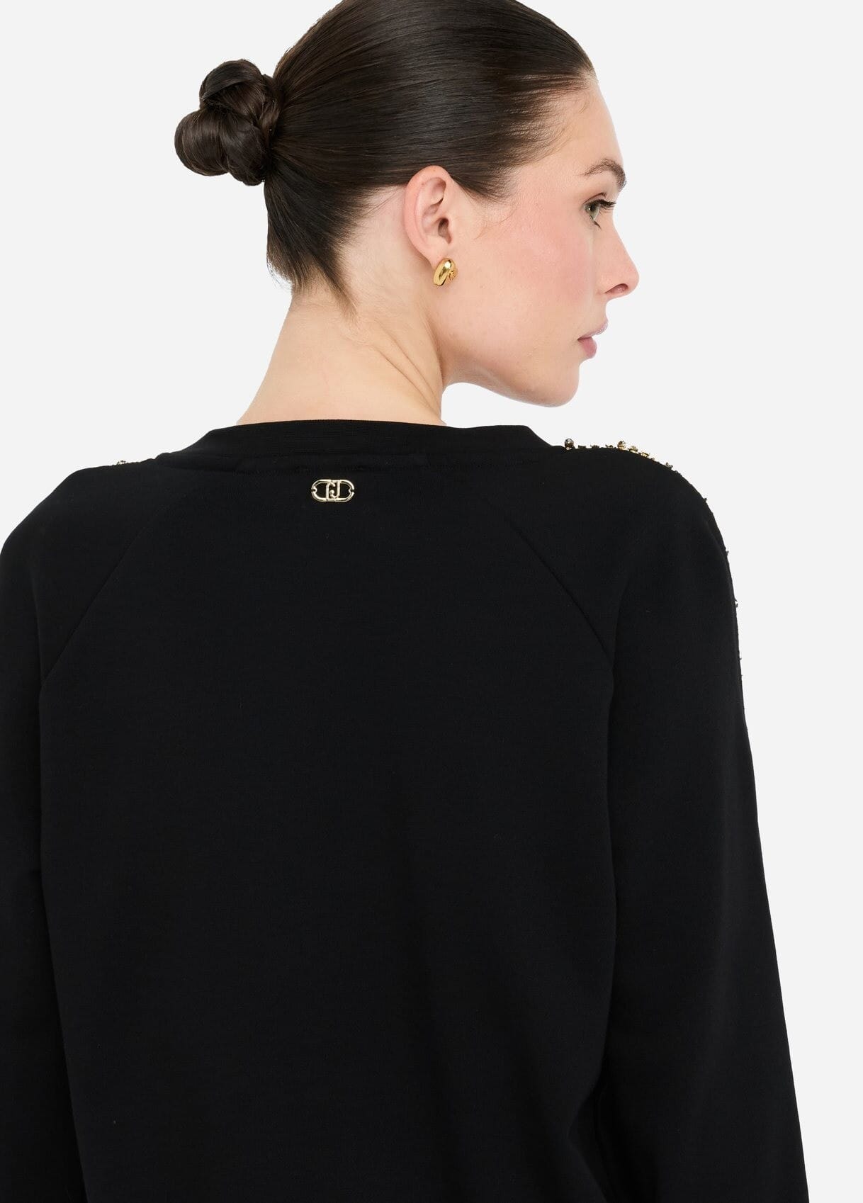 Felpa Con Strass Liu Jo