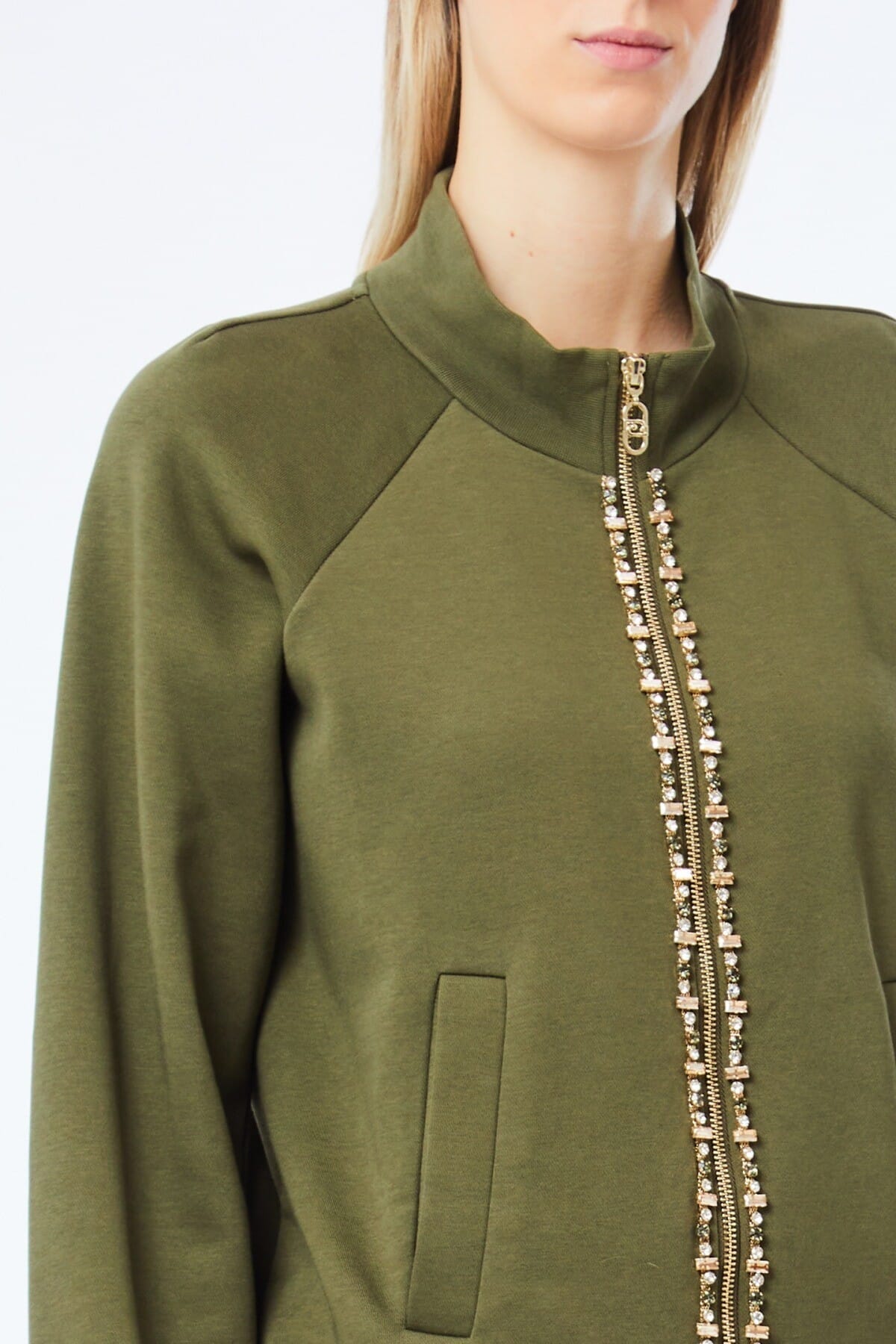 Felpa Con Strass Liu Jo