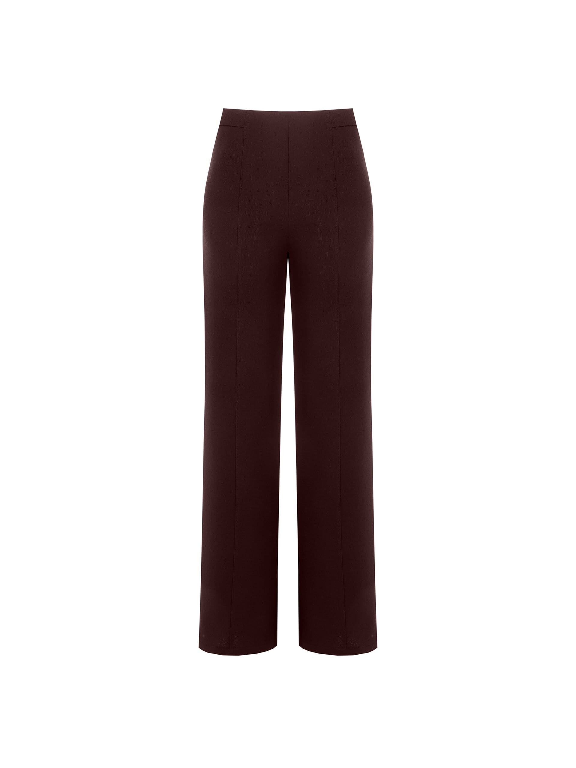 Pantaloni Palazzo In Scuba Crepe Rinascimento