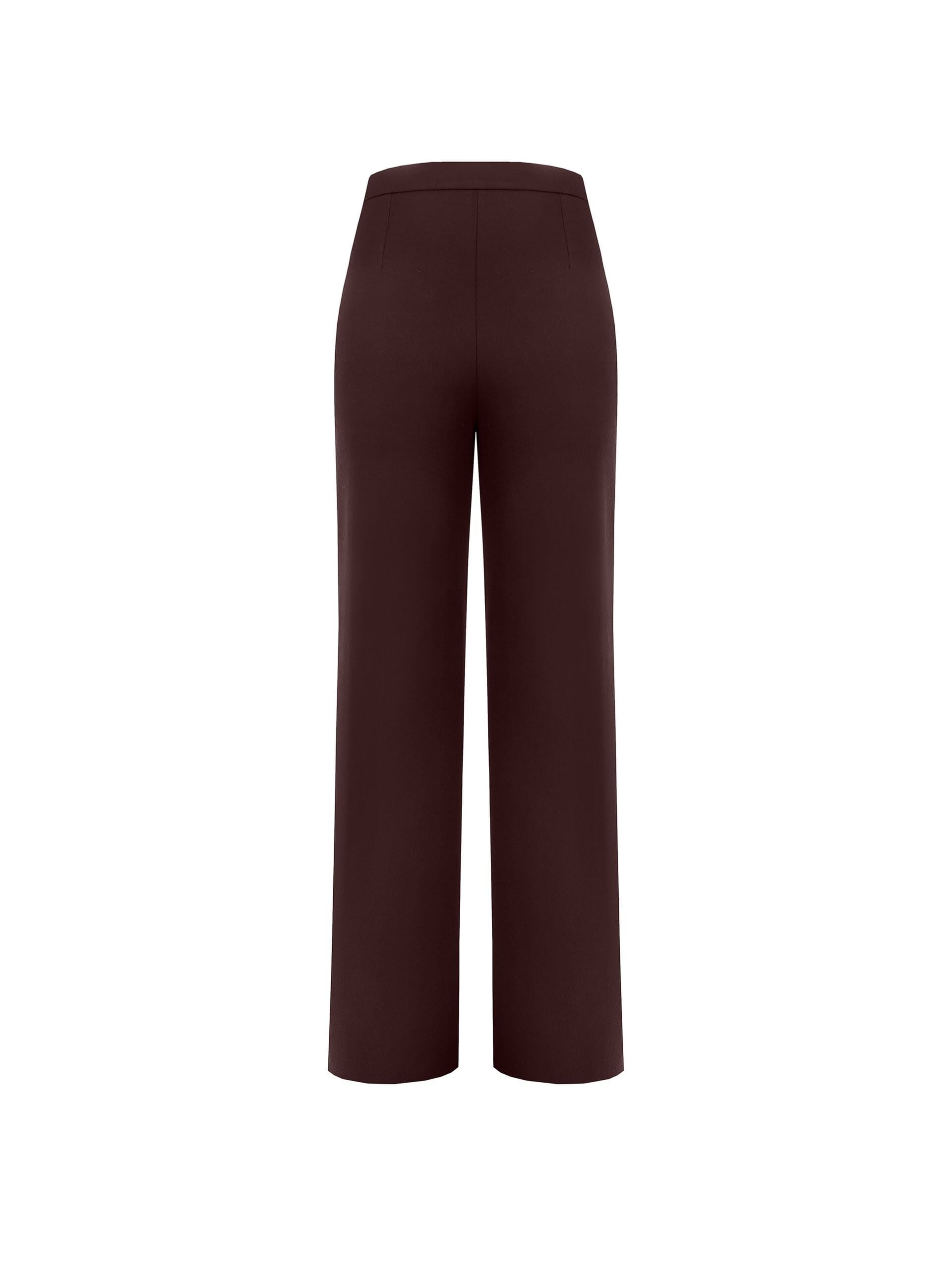 Pantaloni Palazzo In Scuba Crepe Rinascimento