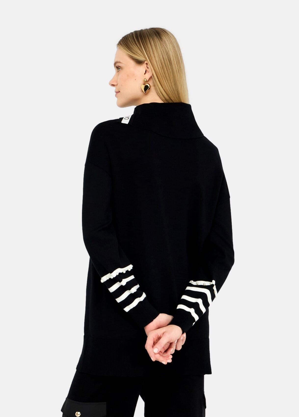 Maglia Con Collo Asimmterico Liu Jo