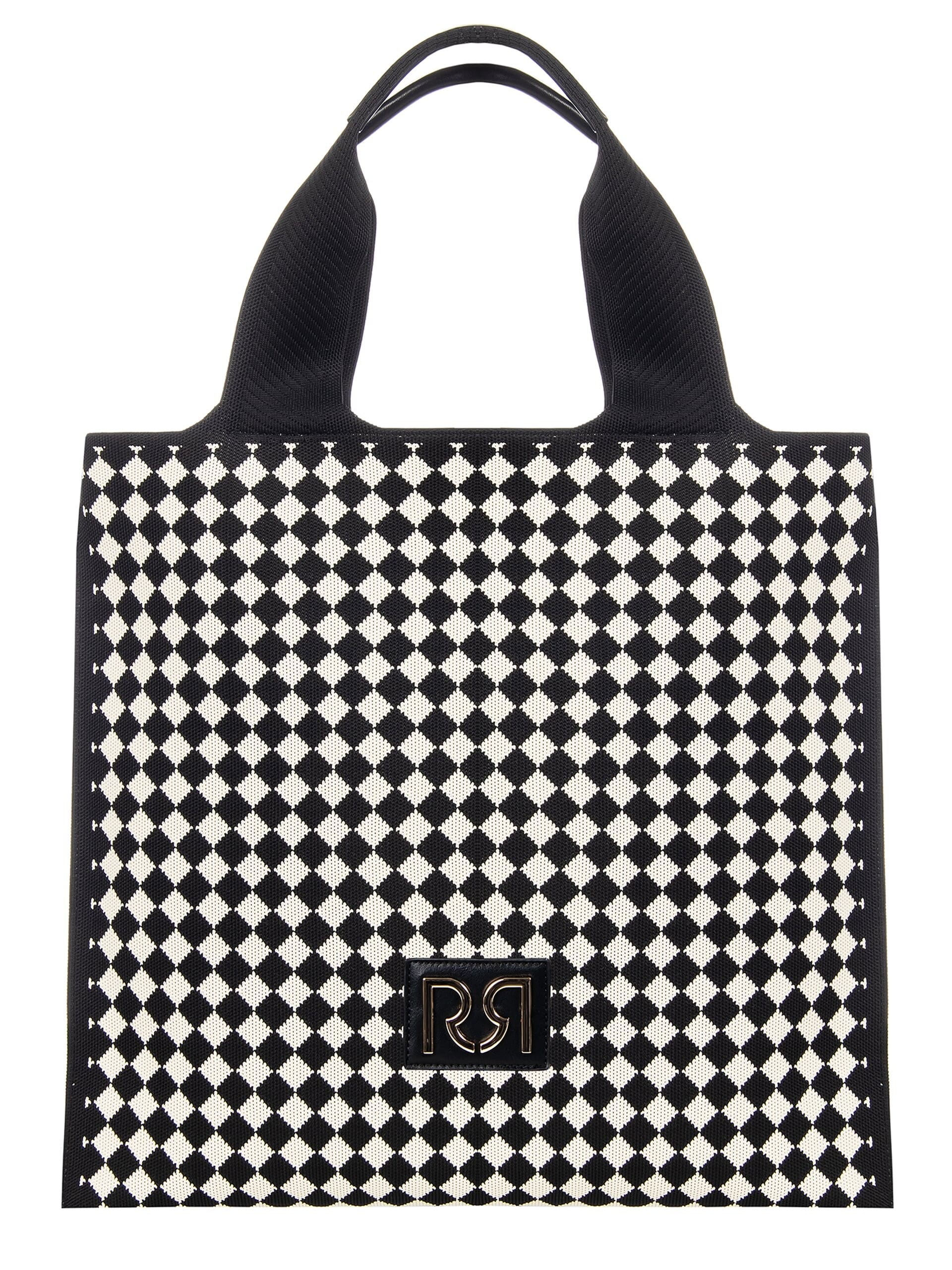 Borsa Shopper Maxi In Tela Con Pochette Interna E Tracolla Removibile Rinascimento