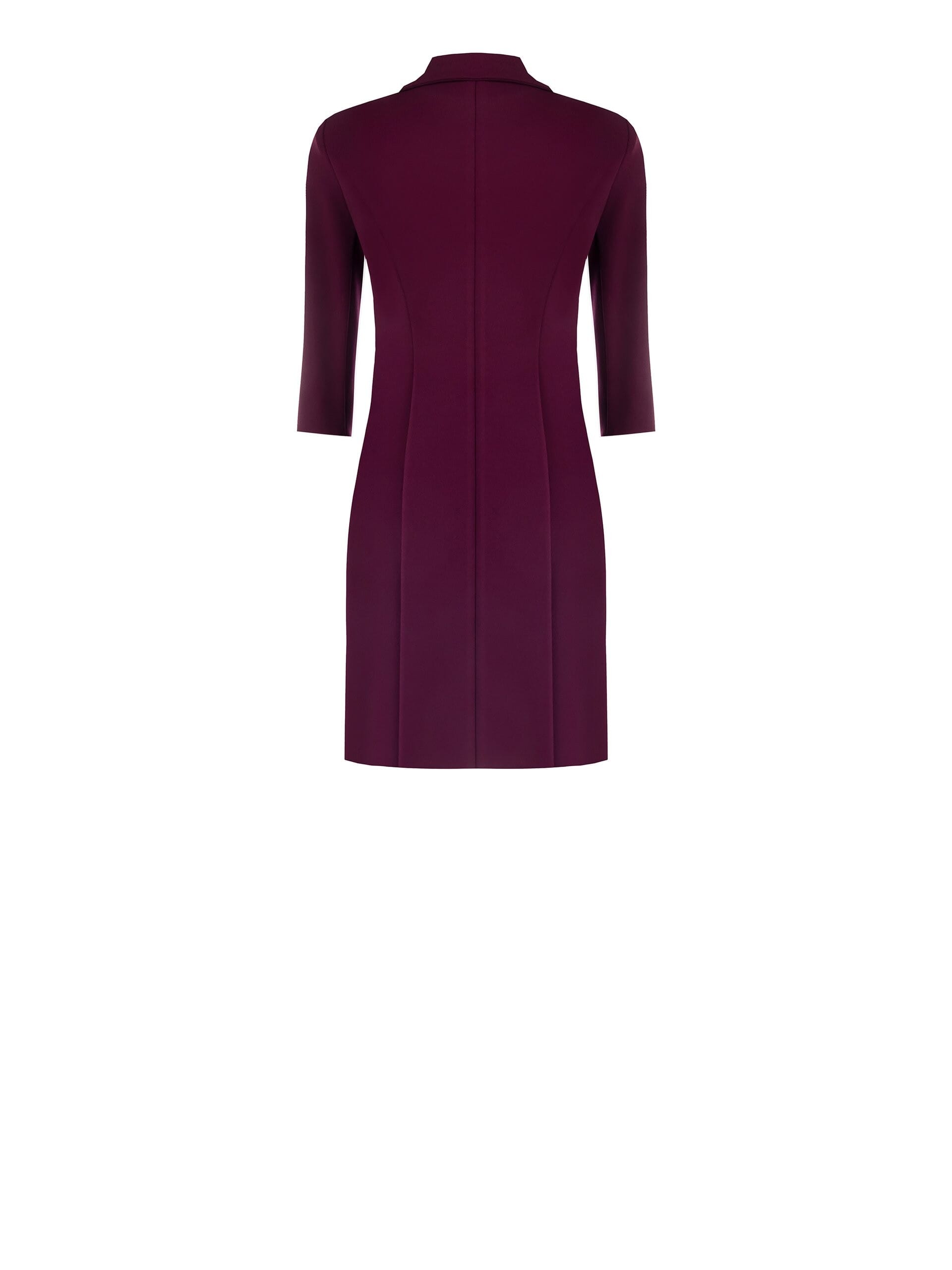 Abito A Tubino In Scuba Crepe Con Bottoni Coordinati E Maniche A 3/4 Rinascimento