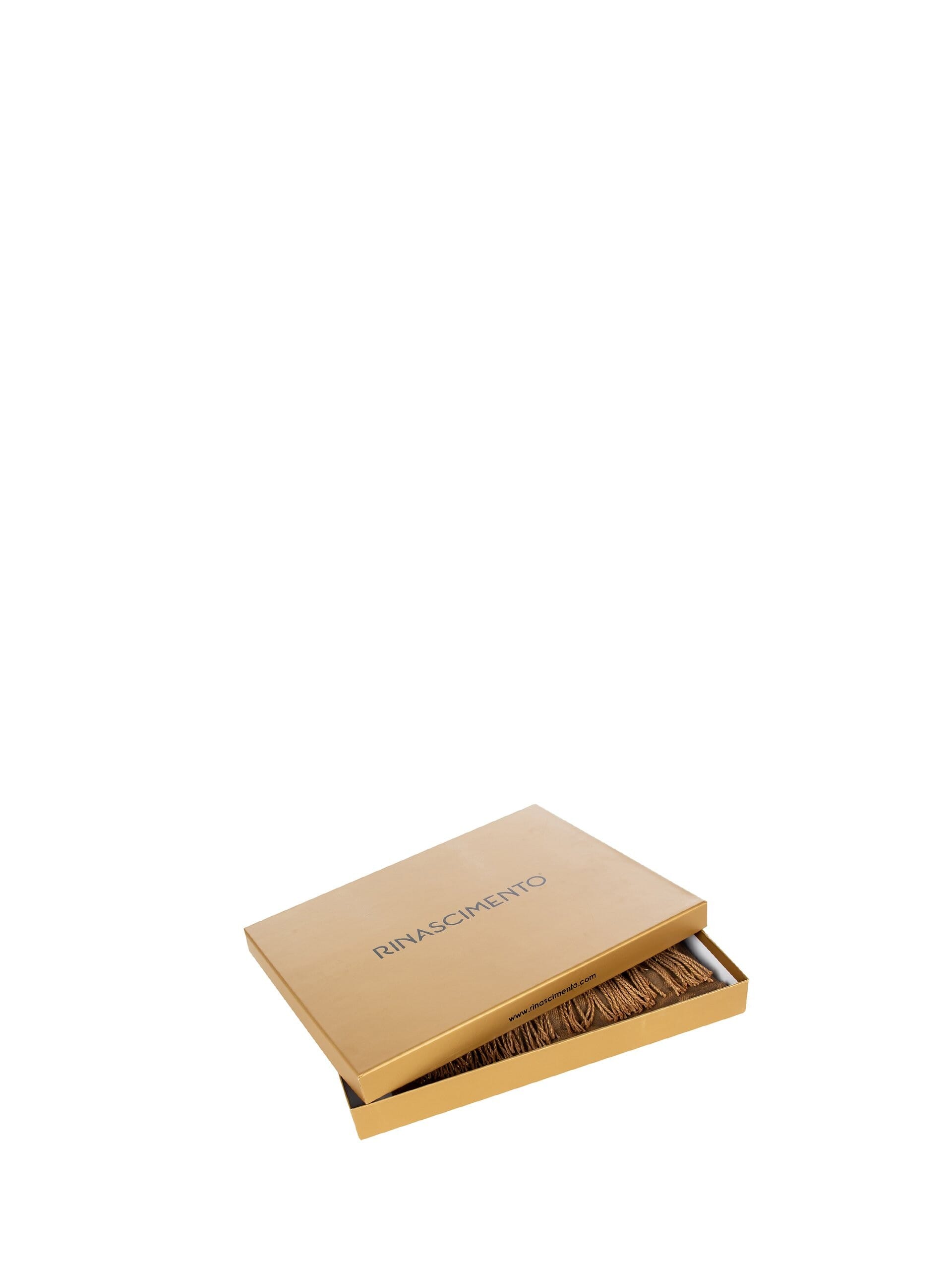 Sciarpa Leggera Maculata Con Lurex E Frange Rinascimento