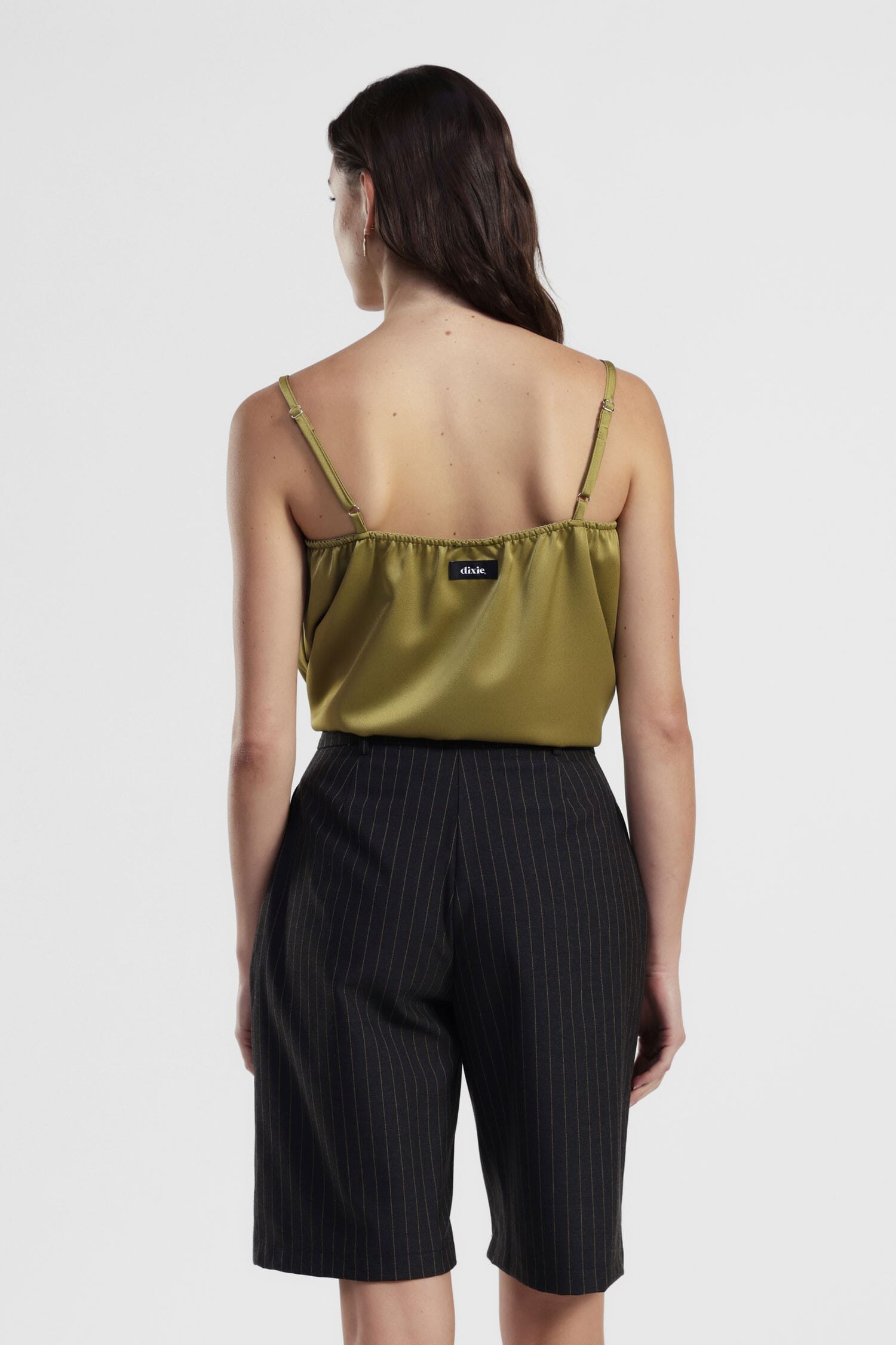 Shorts A Righe Con Dettaglio Bottone E Tasche Dixie