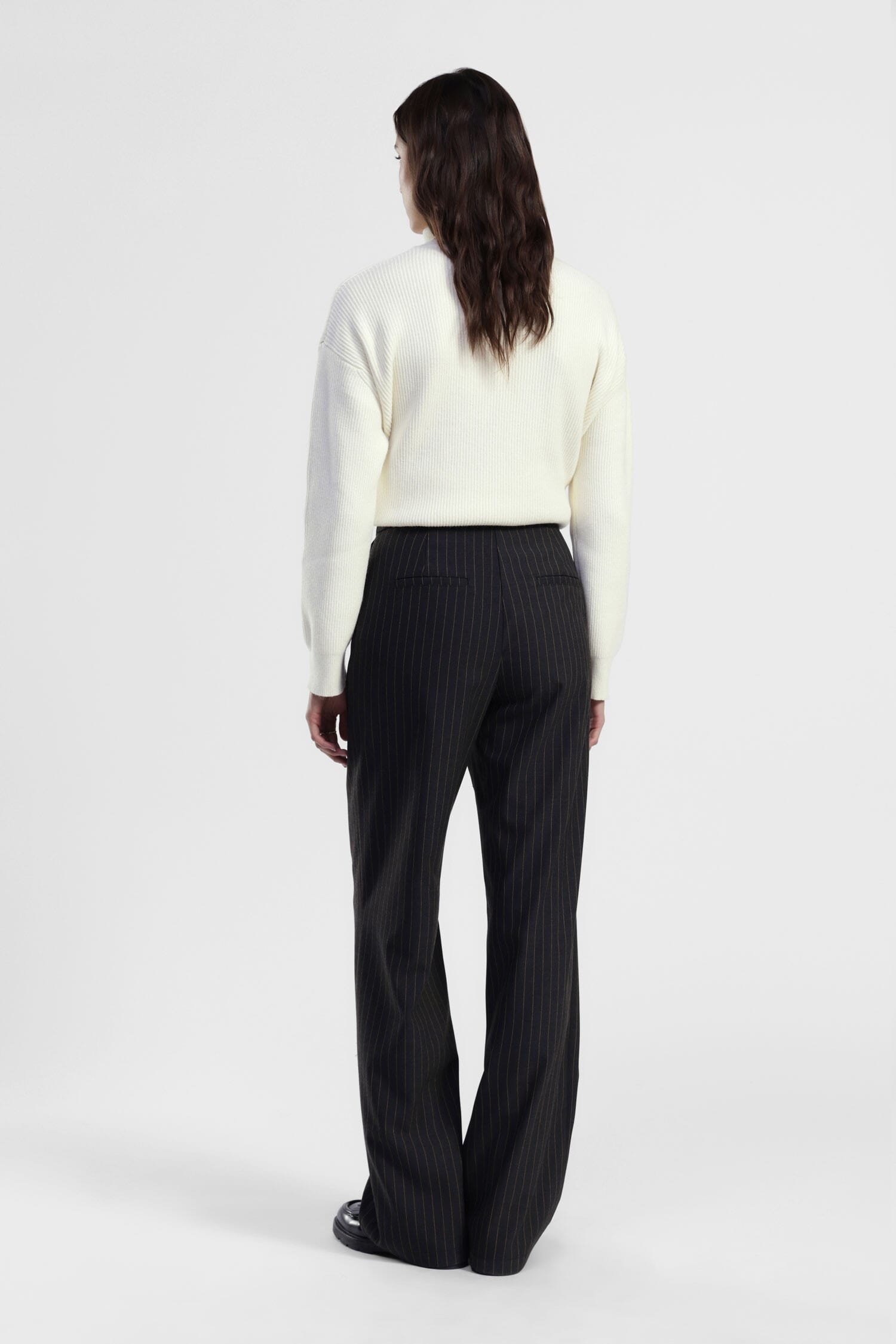 Striped Palace Trousers With Darts And Side Pockets Dixie