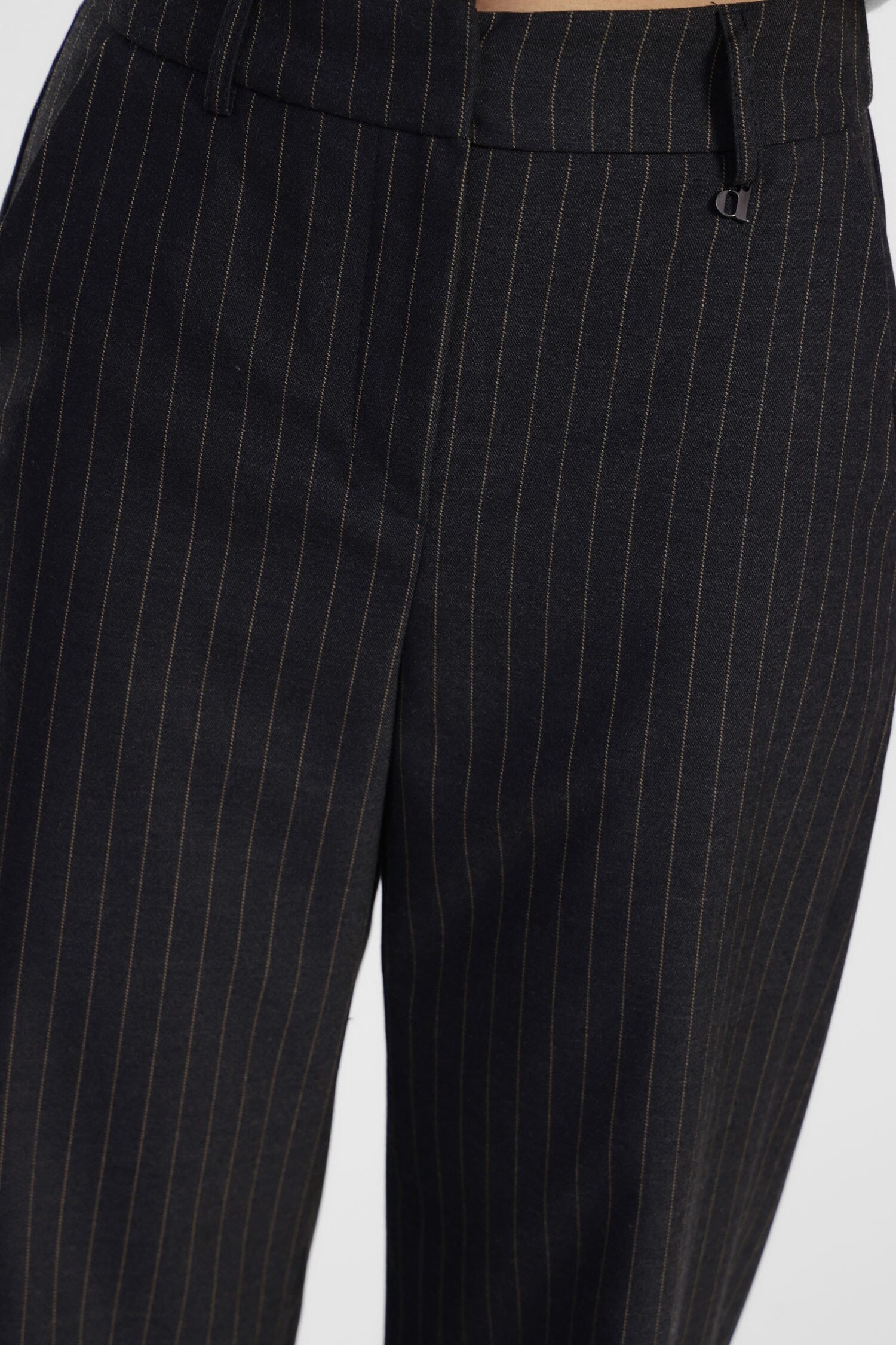 Striped Palace Trousers With Darts And Side Pockets Dixie