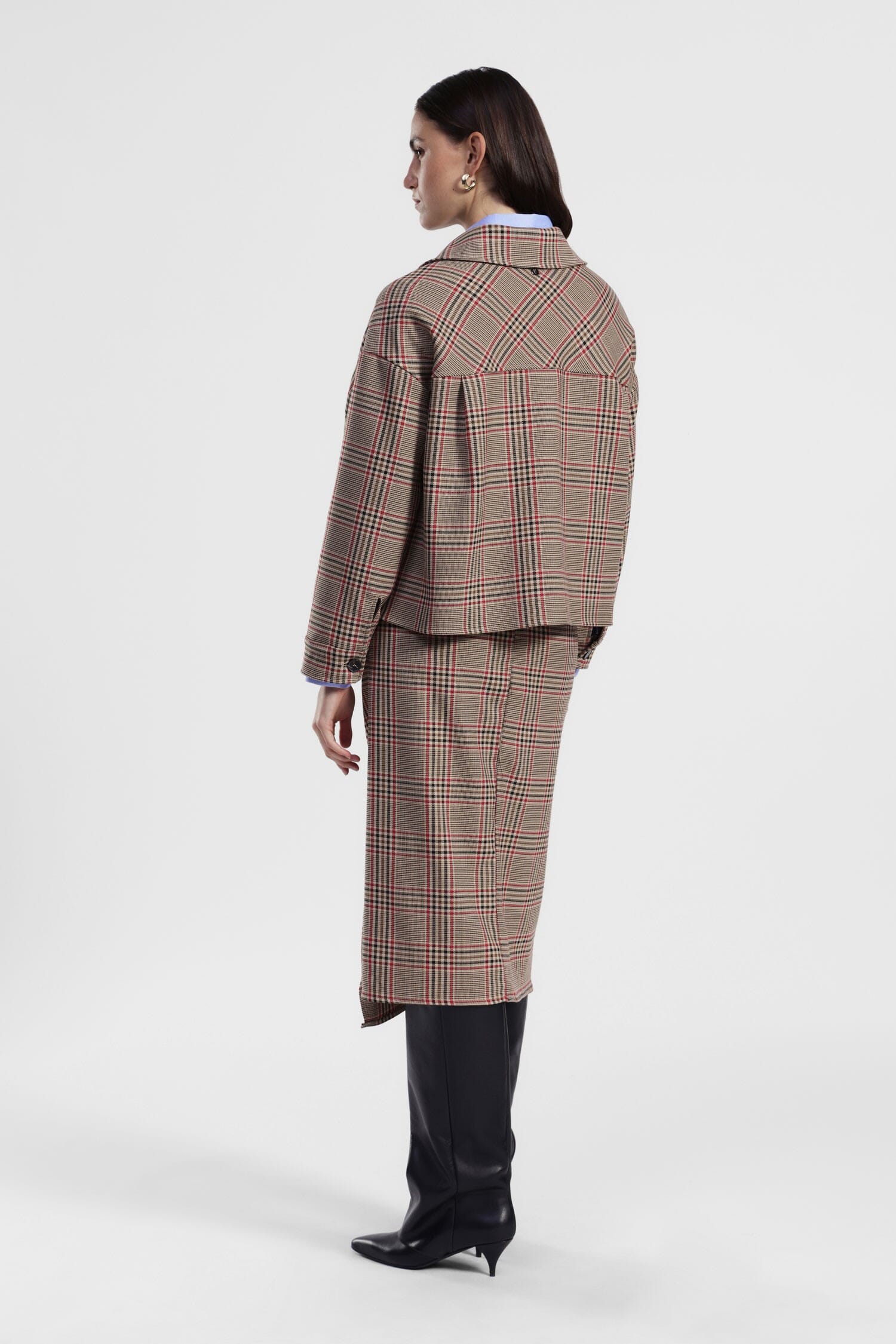 Gonna A Tubino Con Fantasia A Quadri Dixie