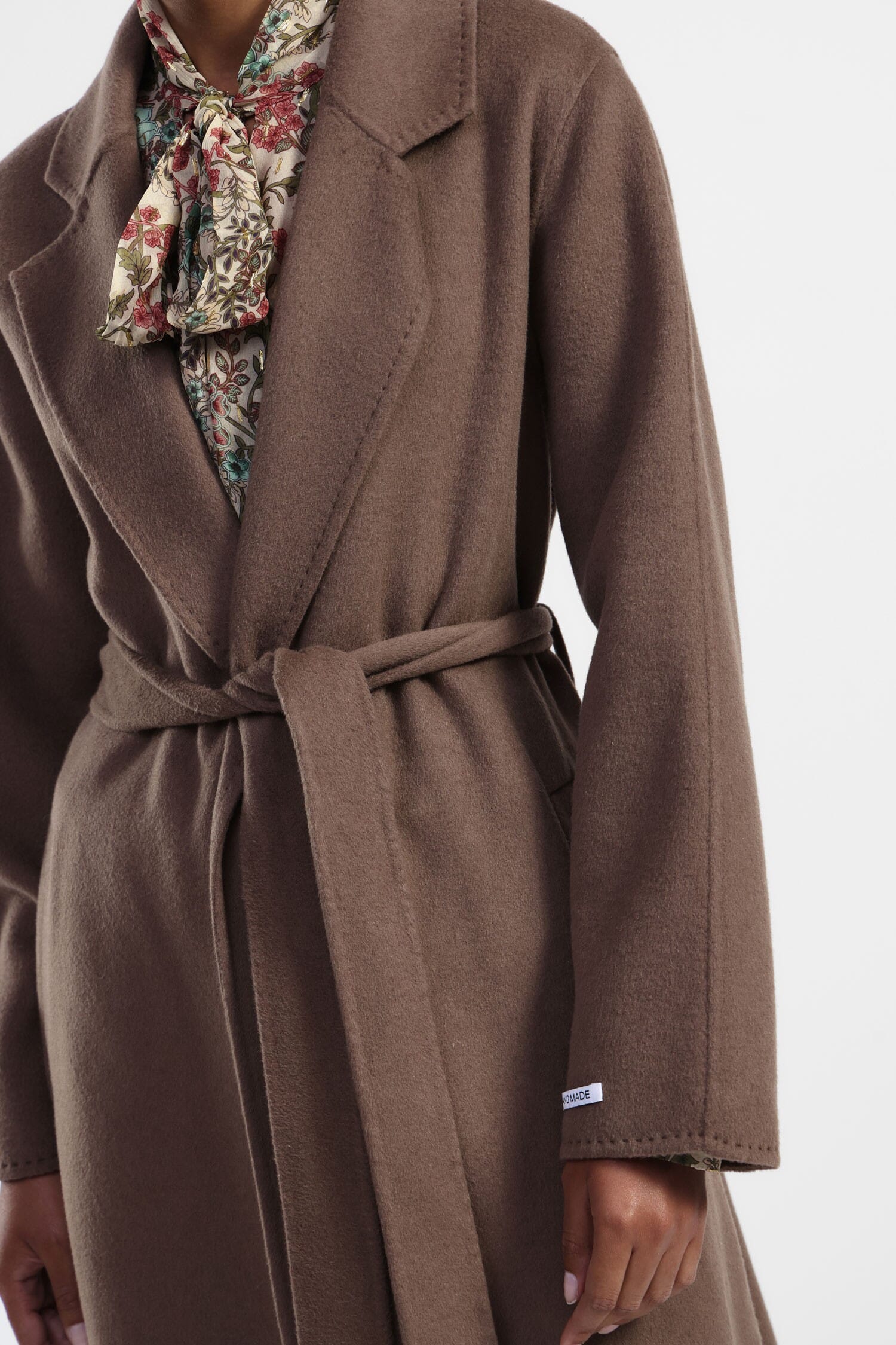Cappotto Lungo Con Collo A Rever Dixie