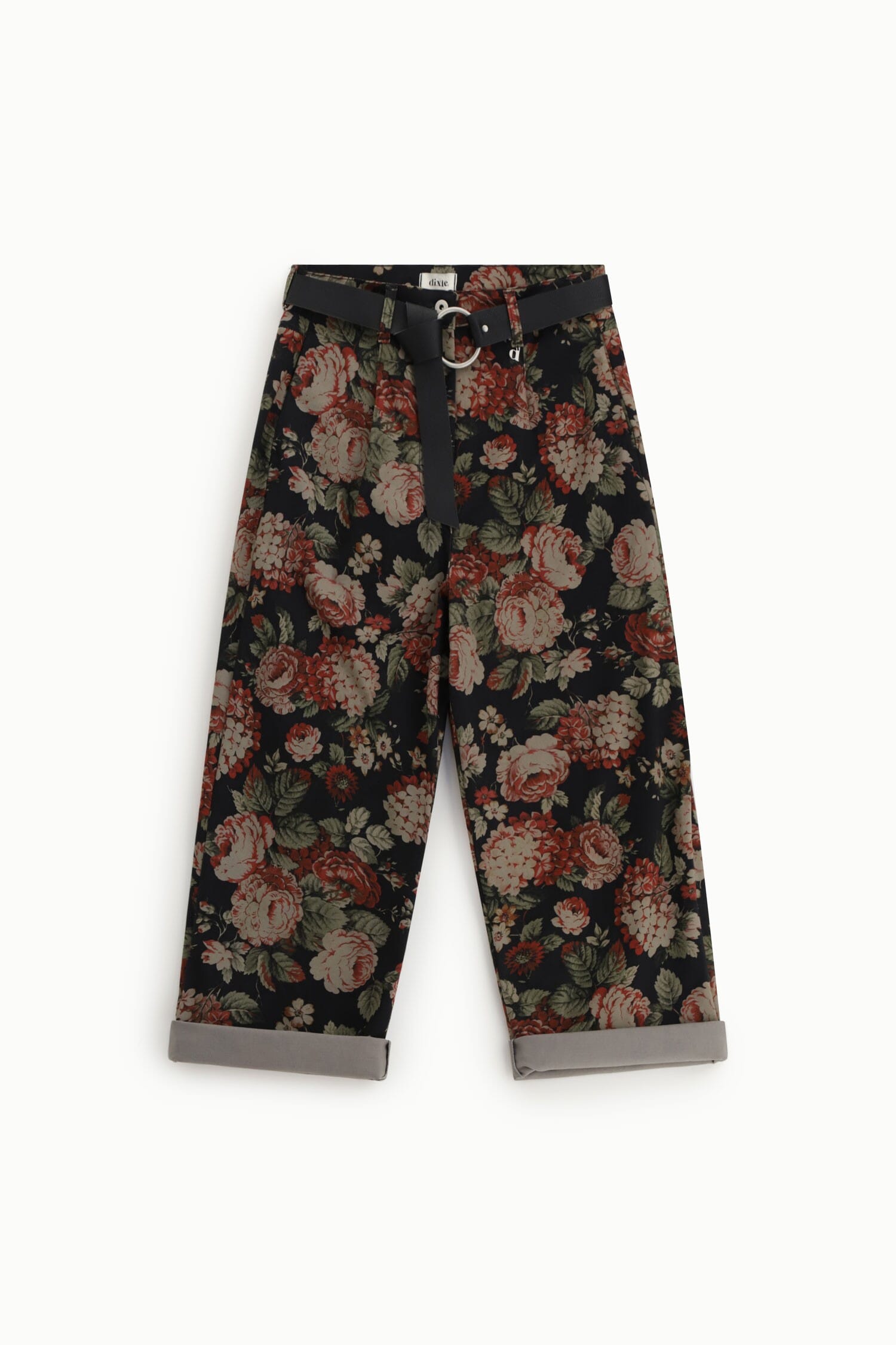 Pantalon Palace avec ceinture et motif floral Dixie
