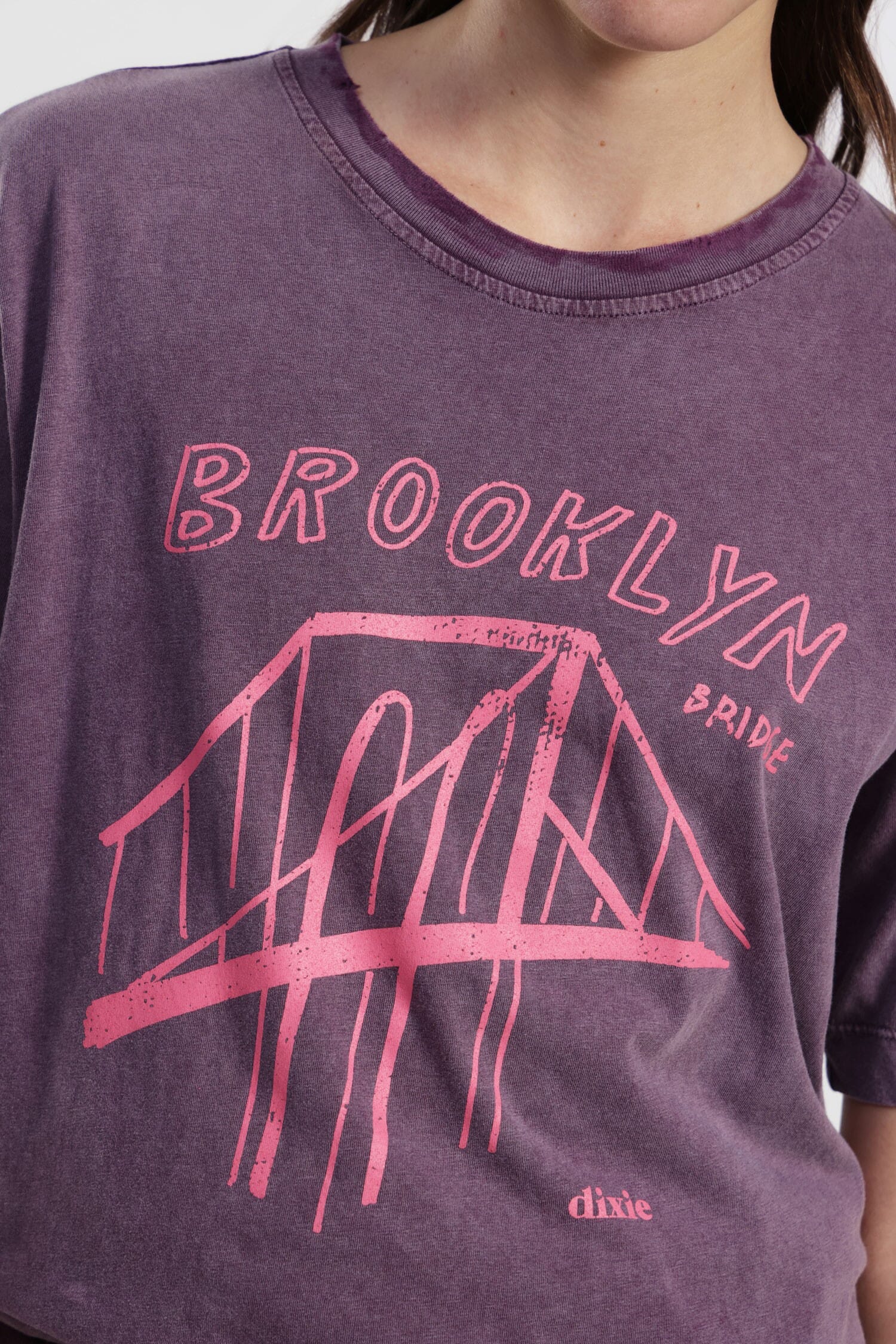 Brooklyn Bridge Dixie Print Short-Sleeved T-Shirt