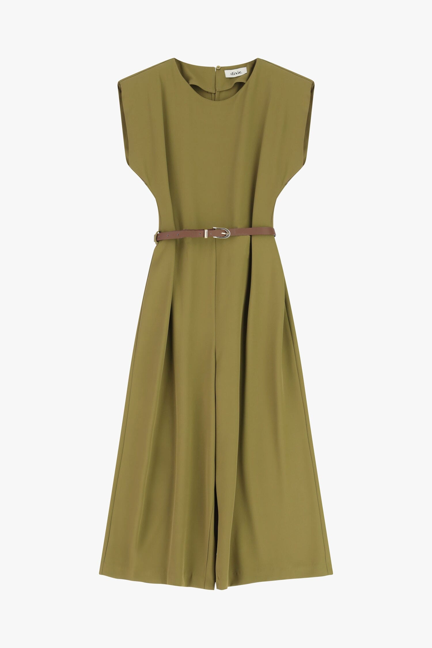 Tuta Midi Con Cintura E Spalle Strutturate Dixie