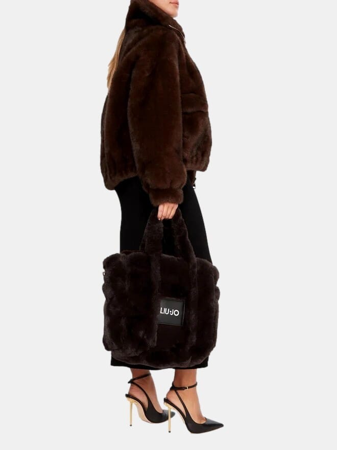 Borsa In Pelliccia Sintetica Liu Jo