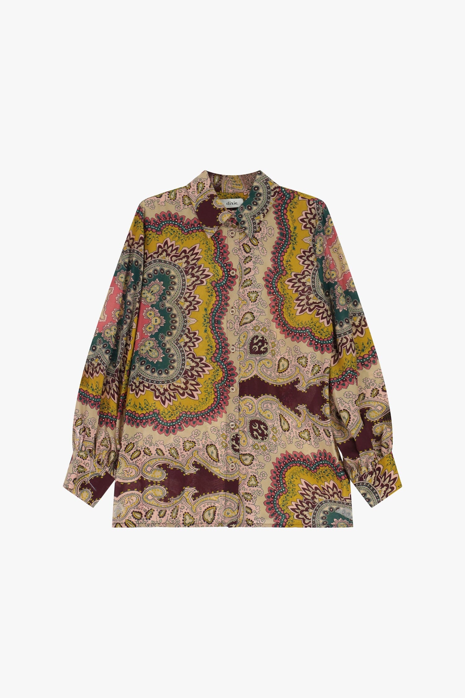 Dixie Long Sleeve Coreana Paisley Pattern Shirt