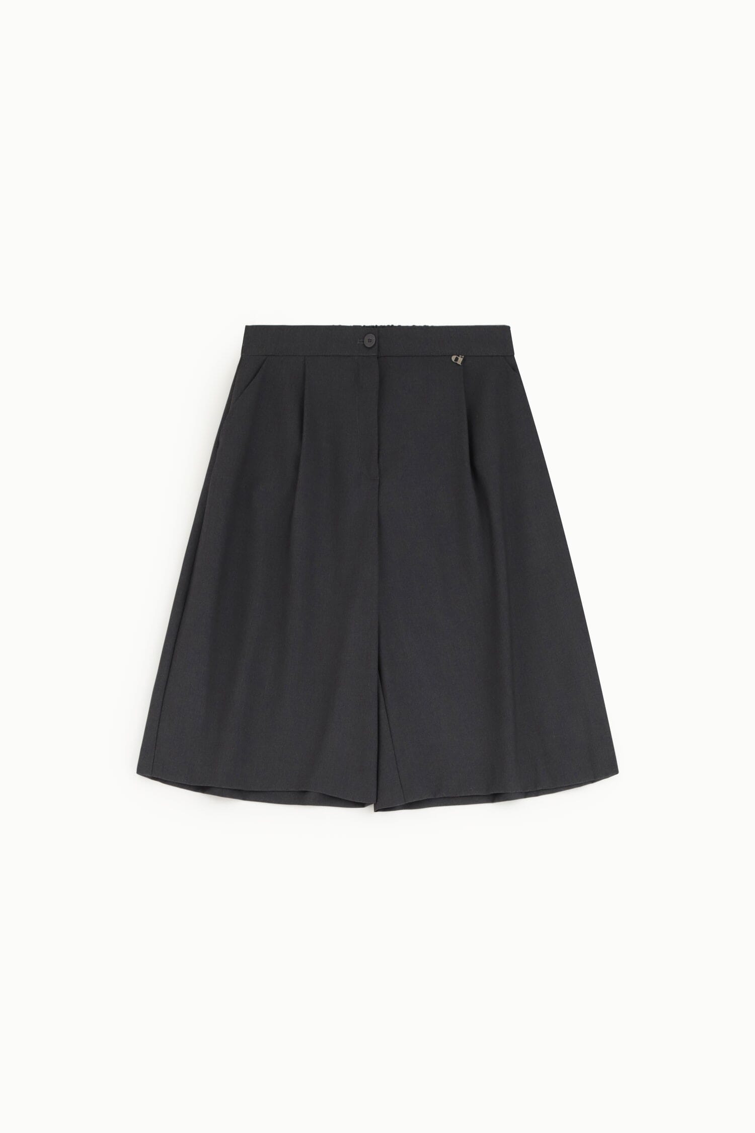 Skorts A Vita Alta Con Pieghe Frontali Dixie