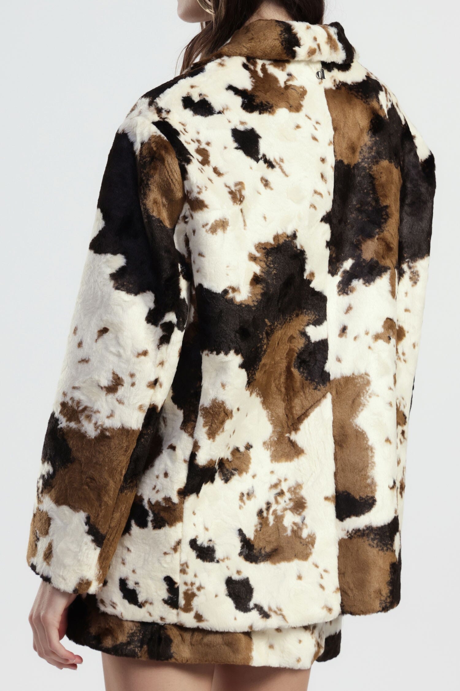 Blazer Fantasia Maculata Con Tasche Applicate Dixie