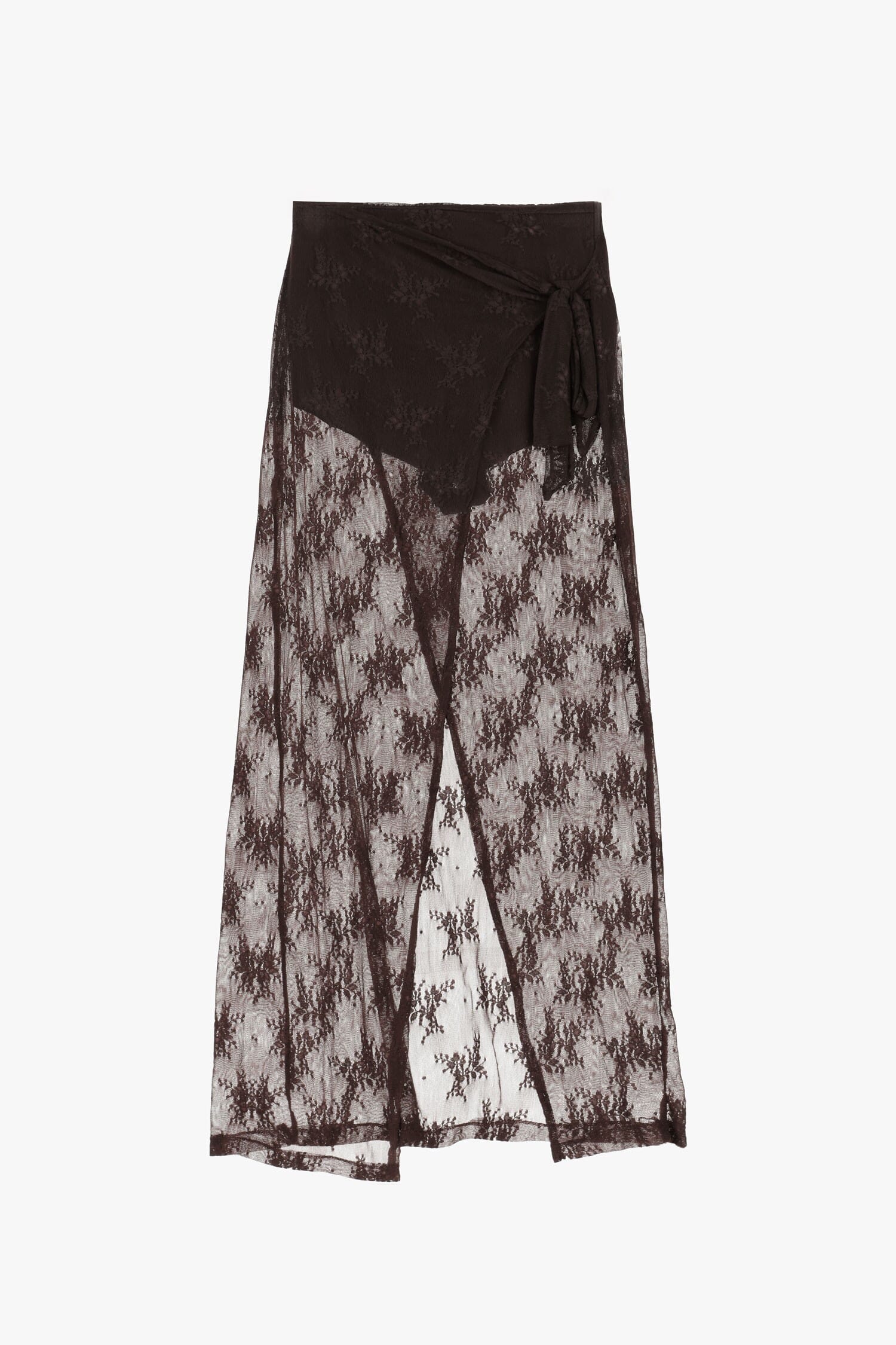 Gonna Lunga In Pizzo Con Nodo Frontale Dixie