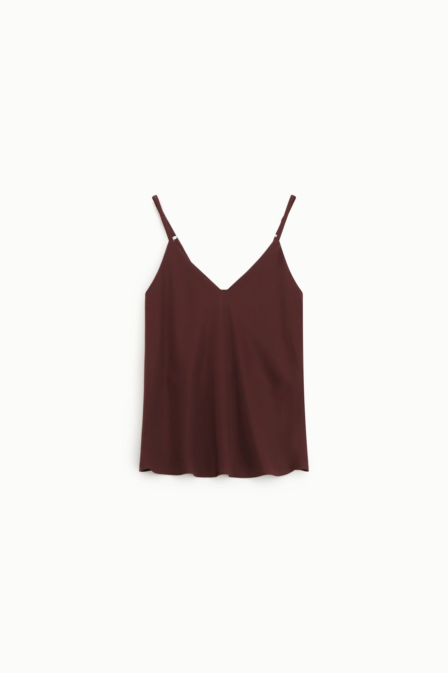 Top Con Spalline Sottili E Scollo A V Dritto Dixie