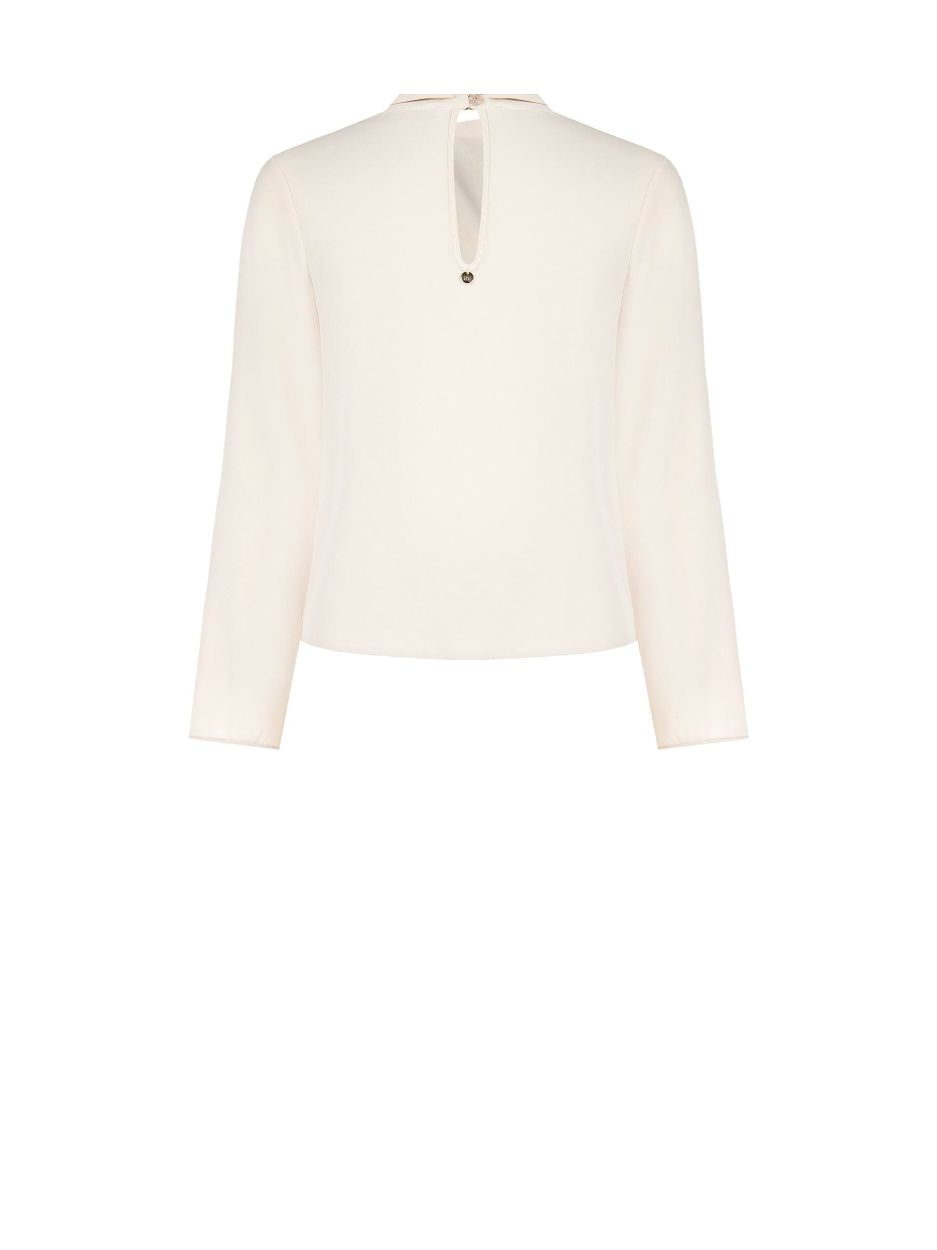 Blouse drapée en satin large et fluide Rinascimento