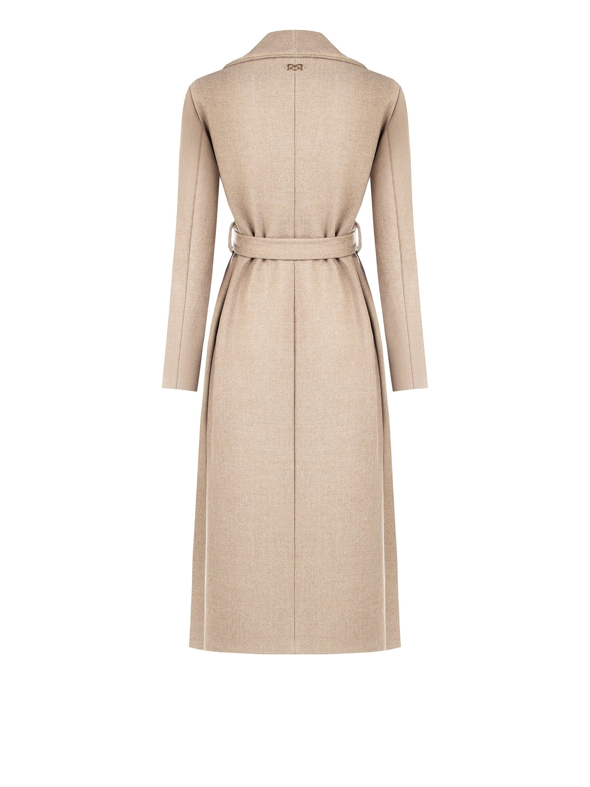 Cappotto Lungo Con Cintura Coordinata Rinascimento