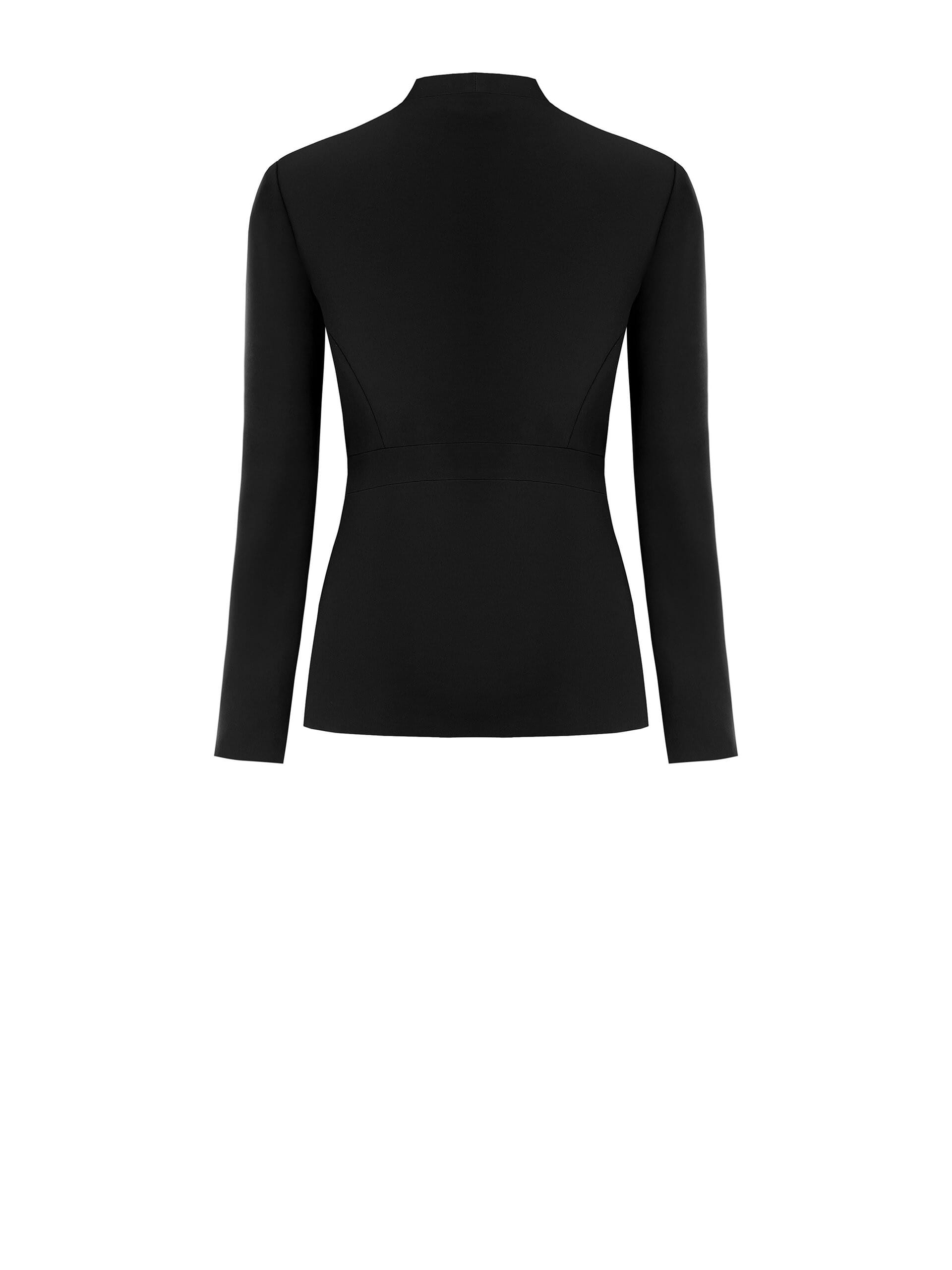 Giacca Blazer Sfiancata In Tessuto Tecnico Con Fibbia Rinascimento