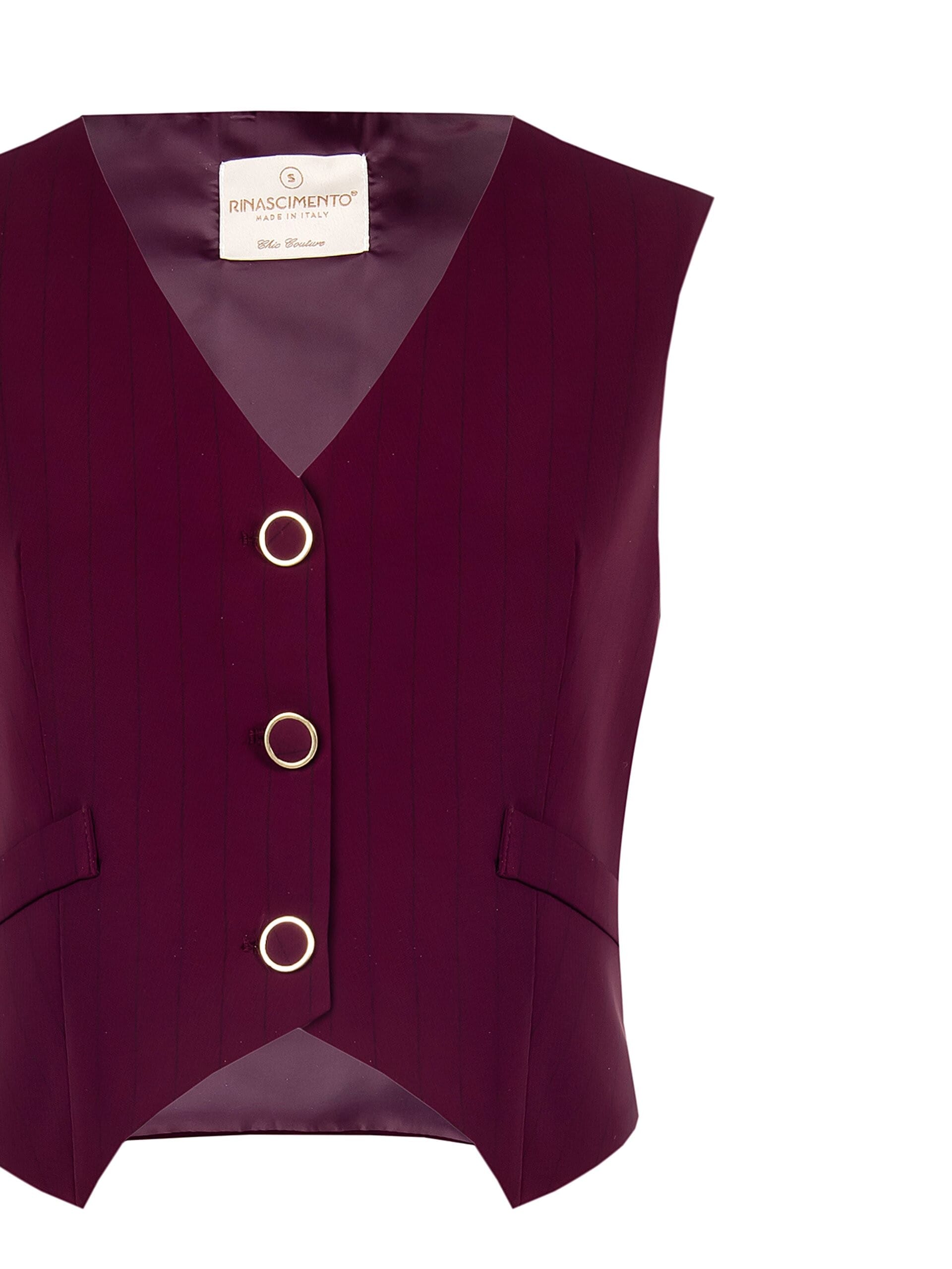 Gilet In Tessuto Fluido Rinascimento