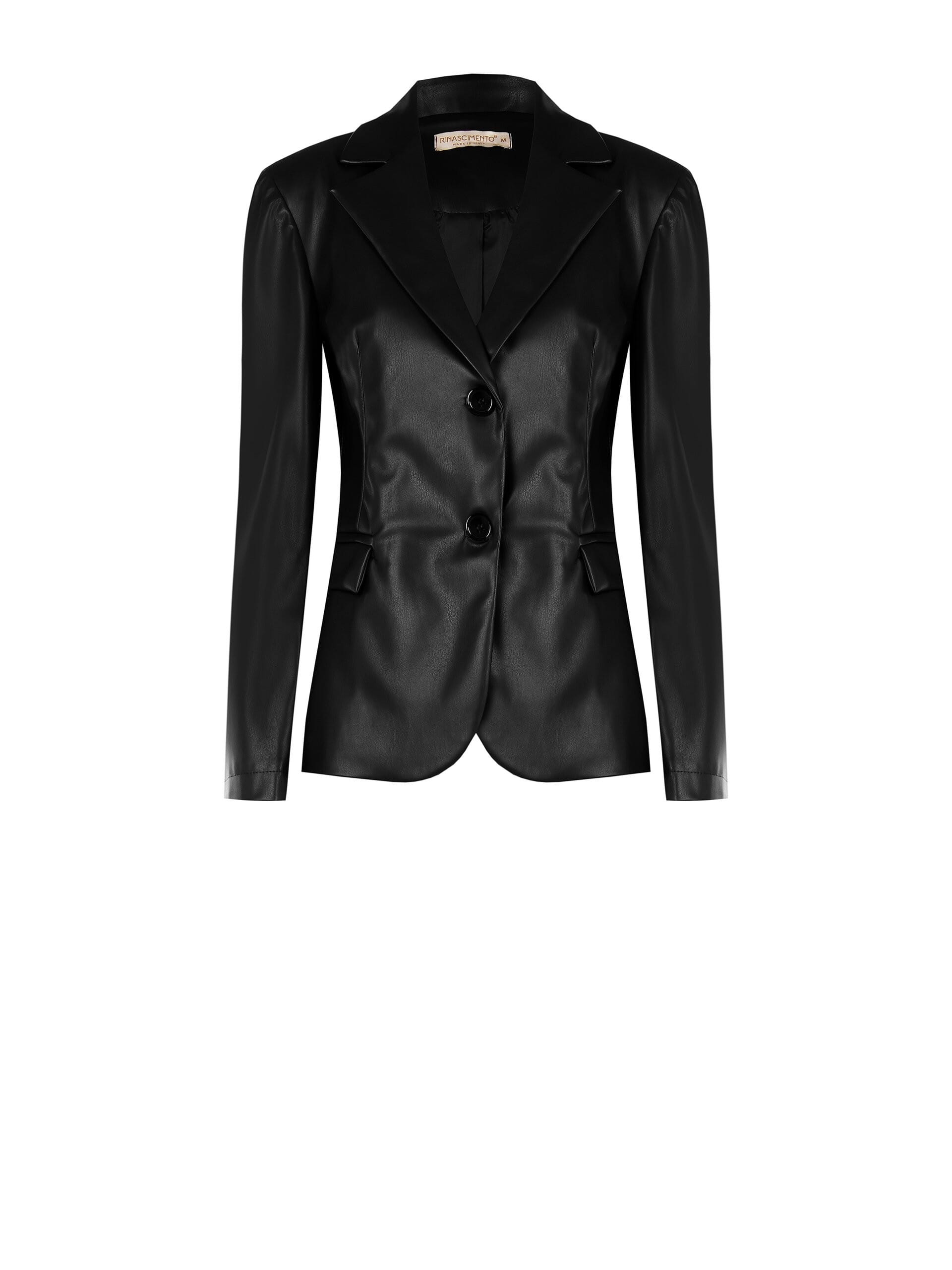 Giacca Blazer In Similpelle Rinascimento