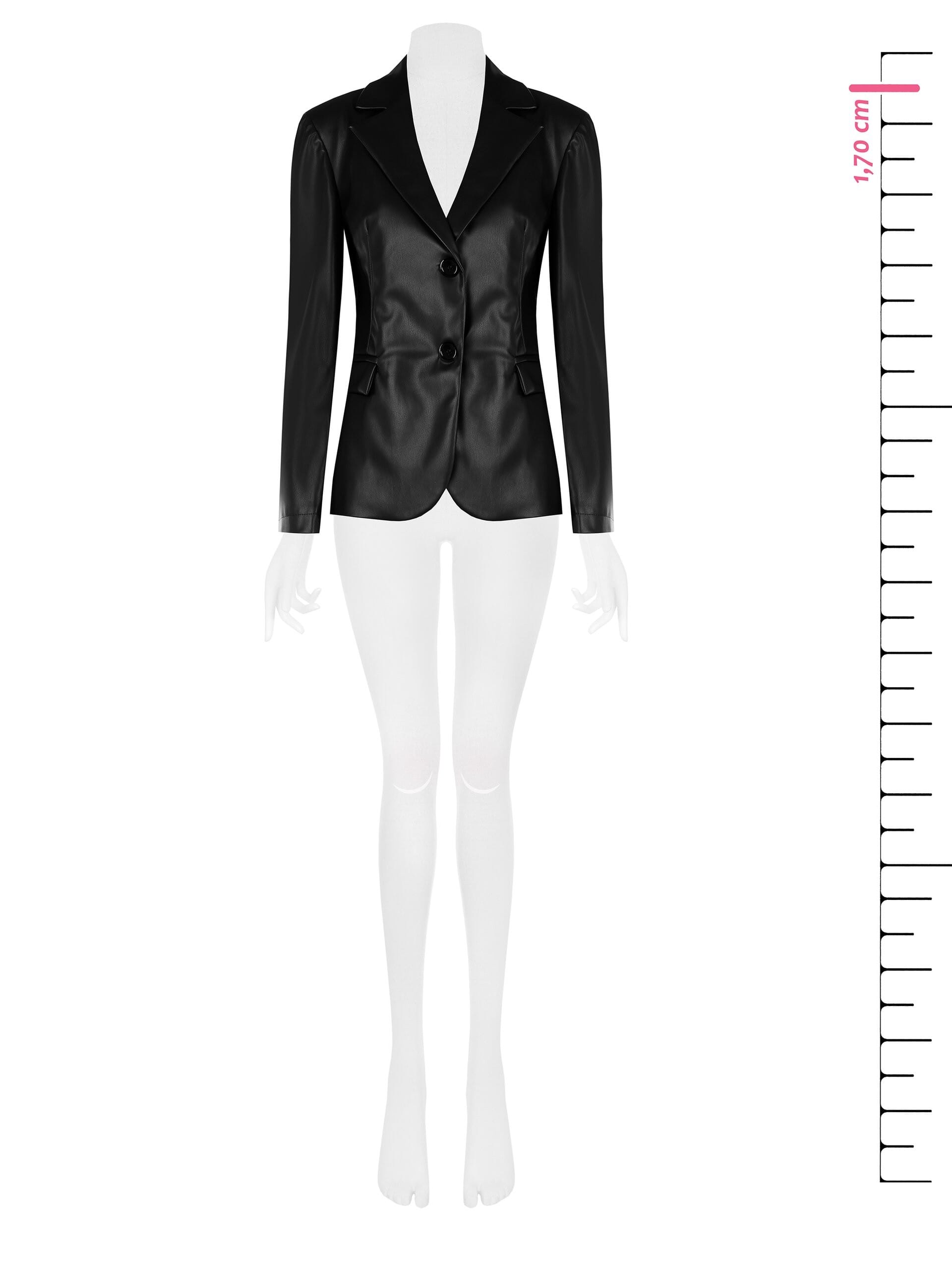 Giacca Blazer In Similpelle Rinascimento