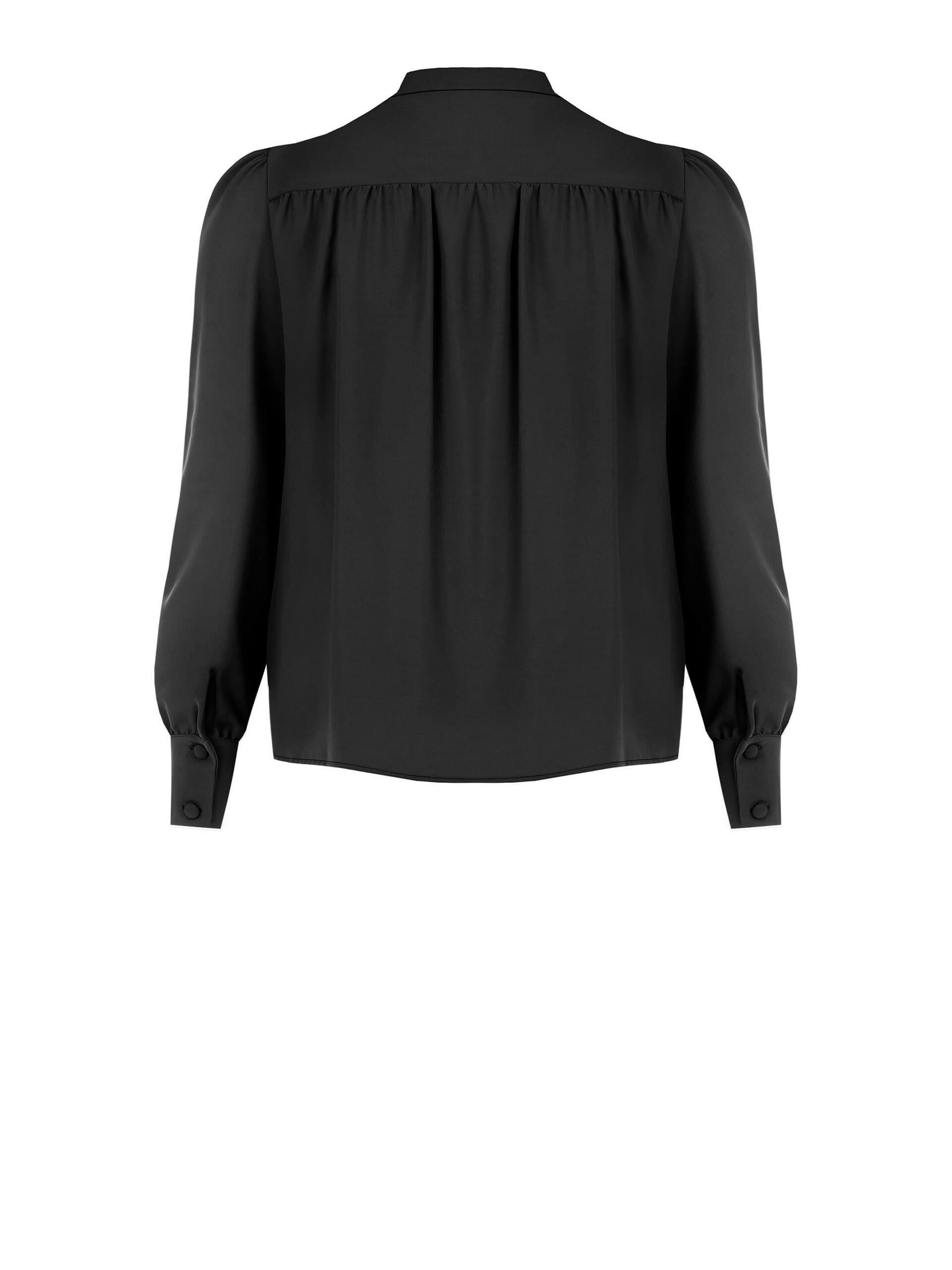 Chemise Curvy en satin avec col en V et détails en chaîne Rinascimento Curvy