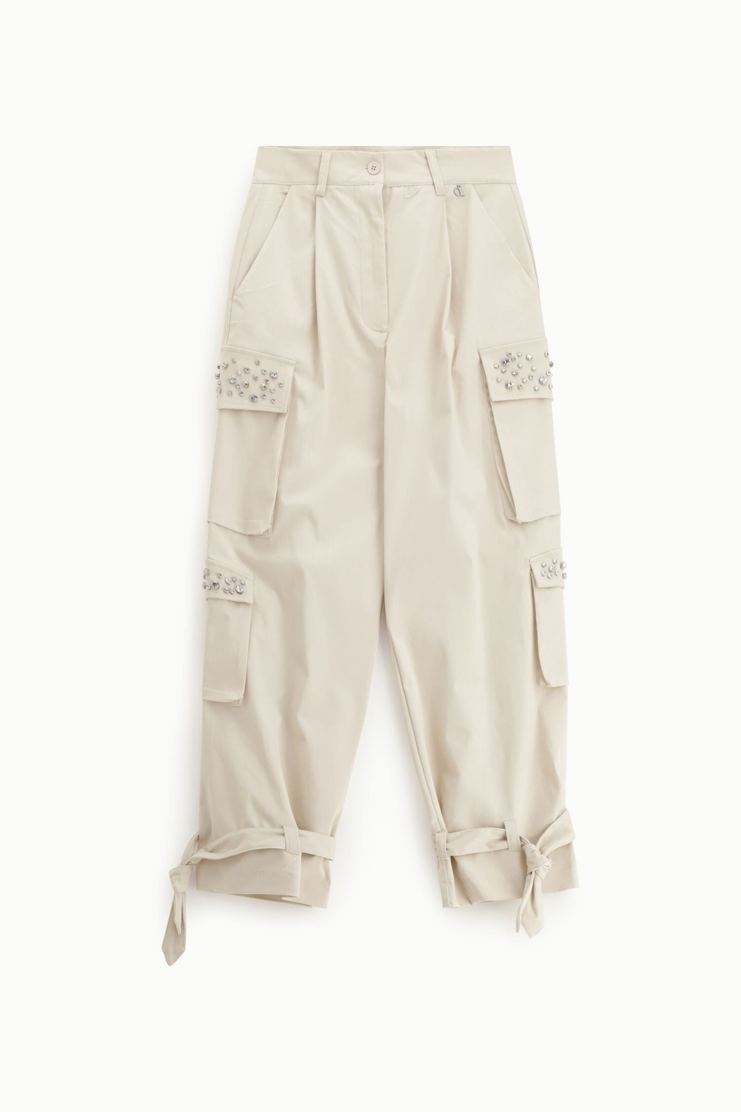 Trousers Con Tasche Cargo E Dettagli Con Applicazioni Dixie