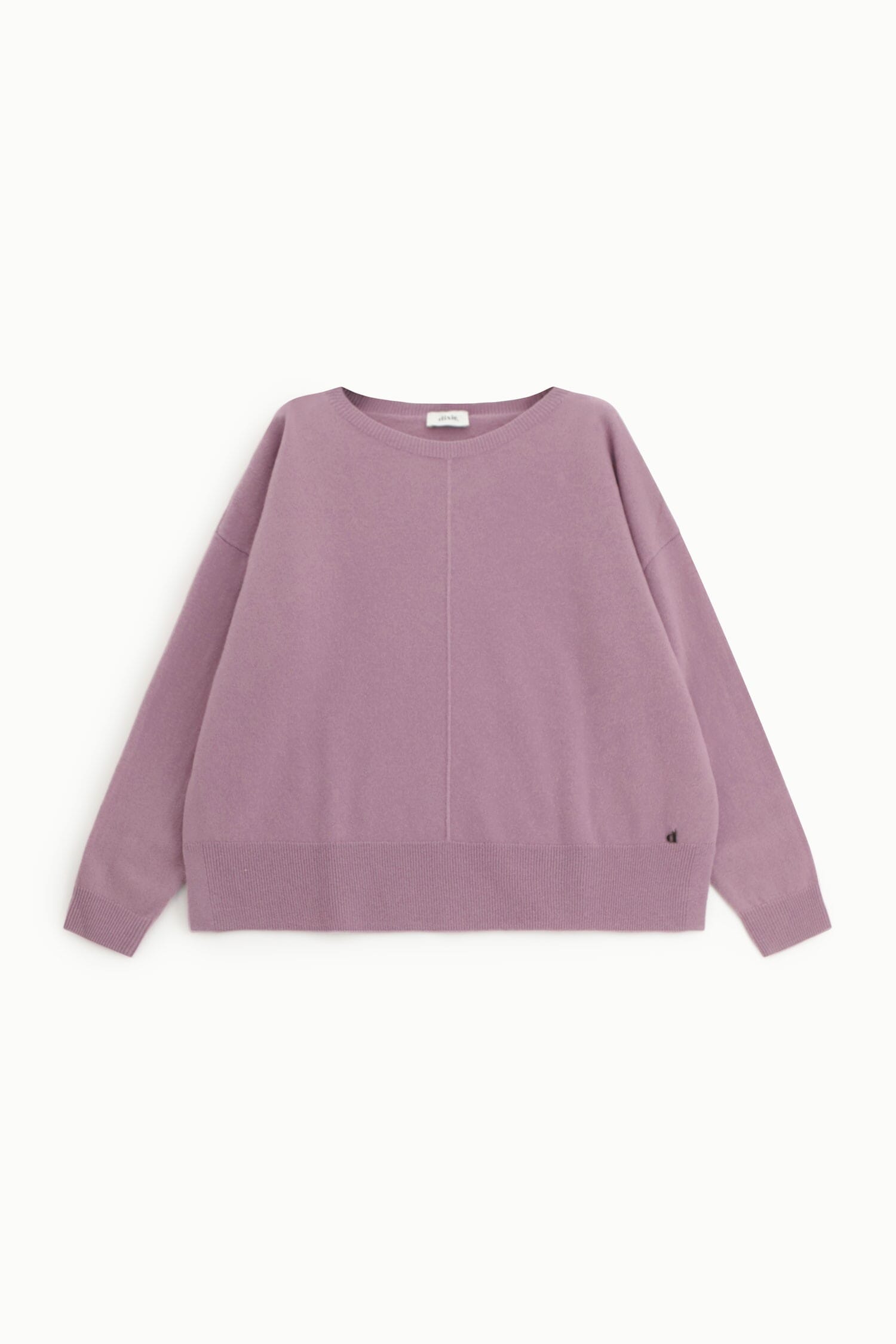 Crew Neck Sweater With Long Sleeves And Central Detail Dixie