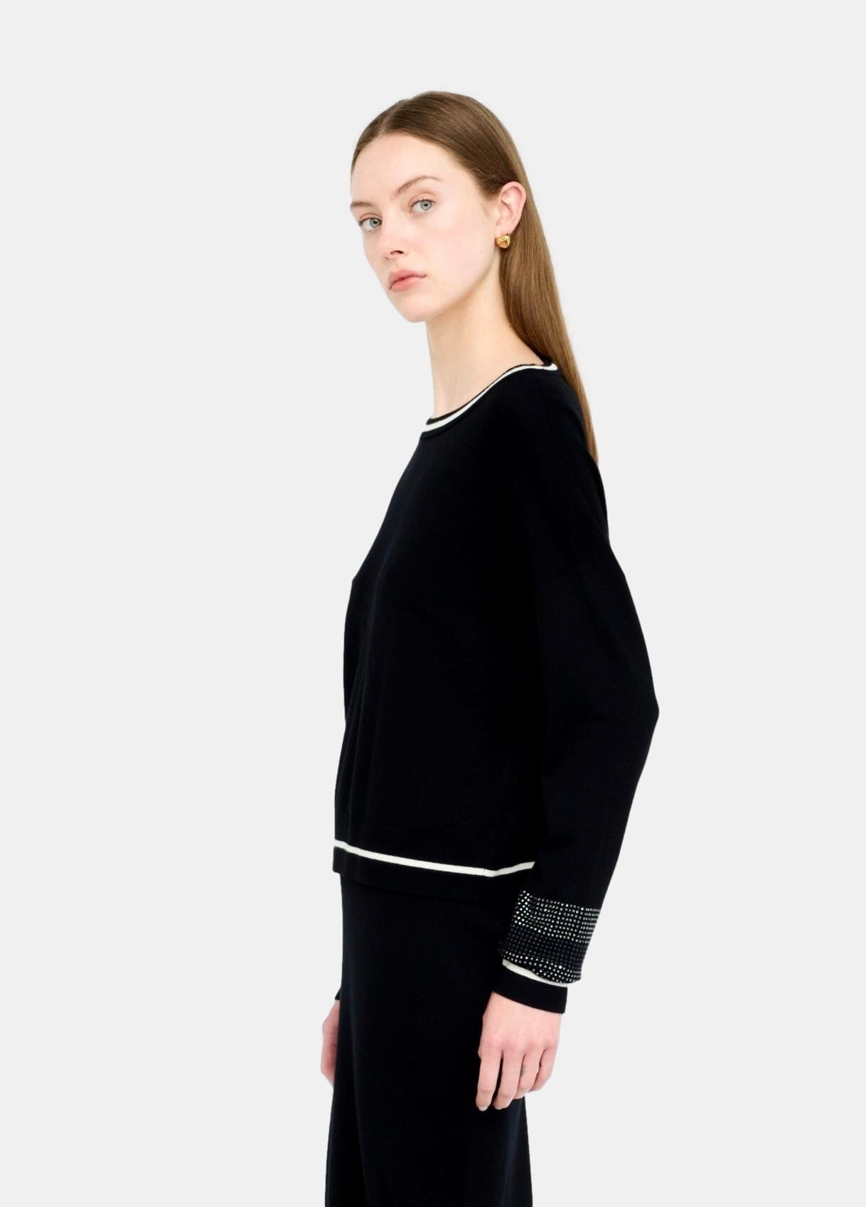 Maglia Con Strass Liu Jo