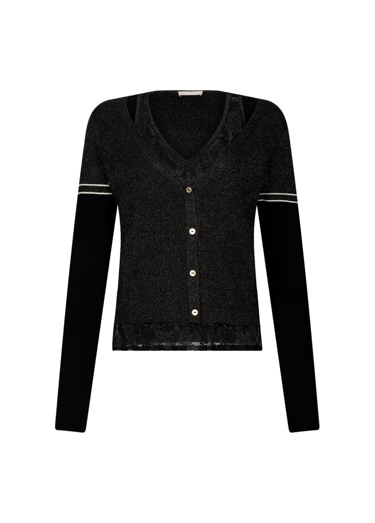 Cardigan In Lurex Liu Jo