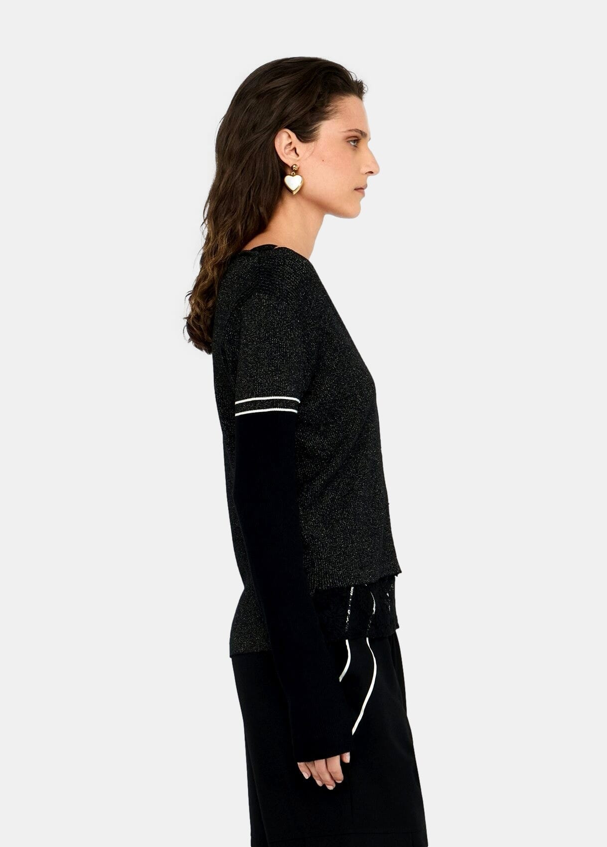 Cardigan In Lurex Liu Jo